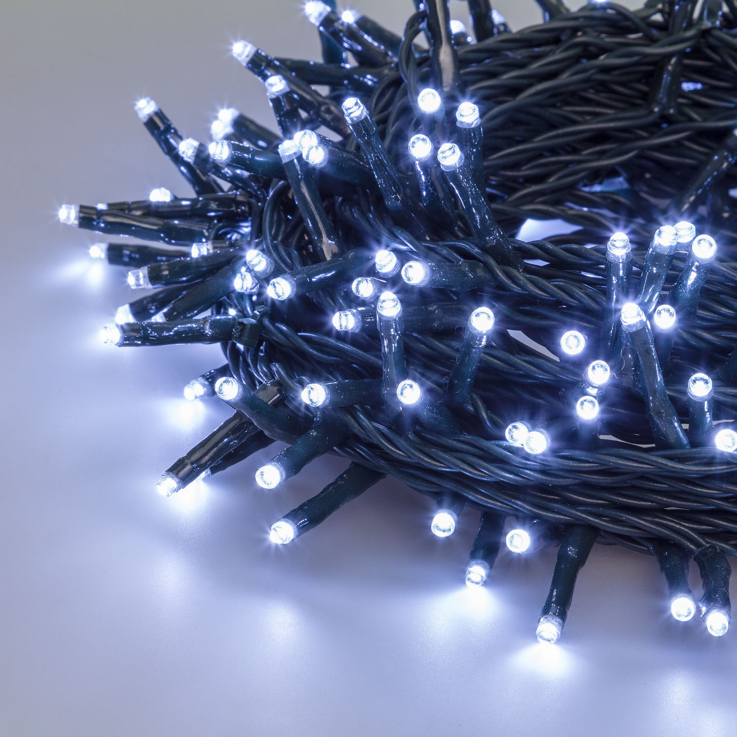Lichterkette 13,1 m, 180 MiniLEDs kaltweiß, grünes Kabel 7 Lichterkette 13,1 m, 180 MiniLEDs kaltweiß, grünes Kabel 7