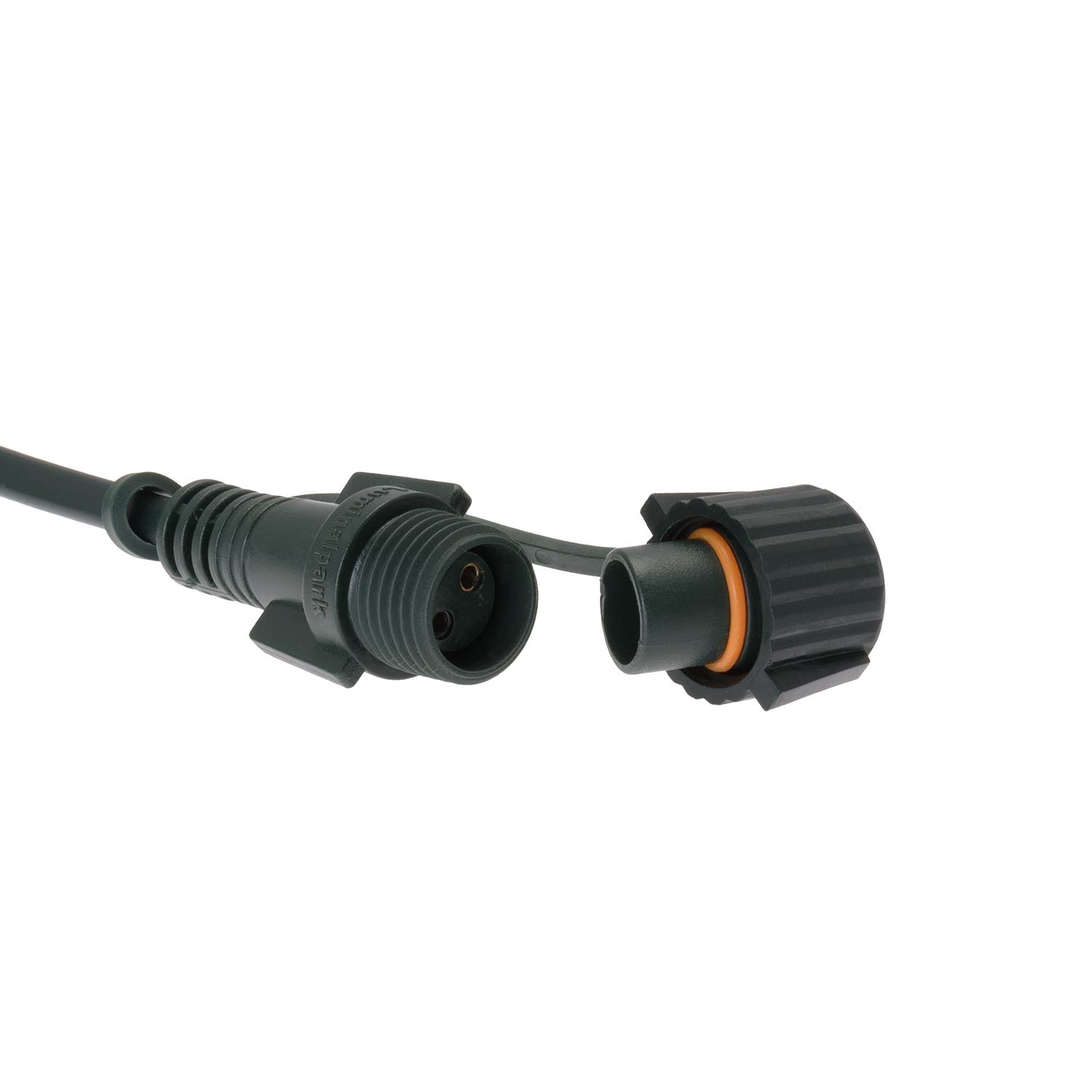 Cascata di luci Connect+ 3 nastri, 600 led bianco caldo, cavo verde, prolungabile 4 Cascata di luci Connect+ 3 nastri, 600 led bianco caldo, cavo verde, prolungabile 4