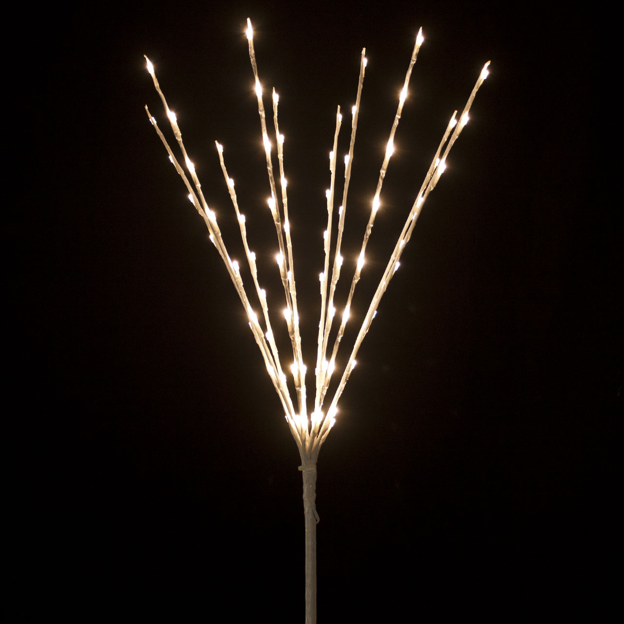 Branche blanche, h. 75 cm, led blanc chaud 9 Branche blanche, h. 75 cm, led blanc chaud 9