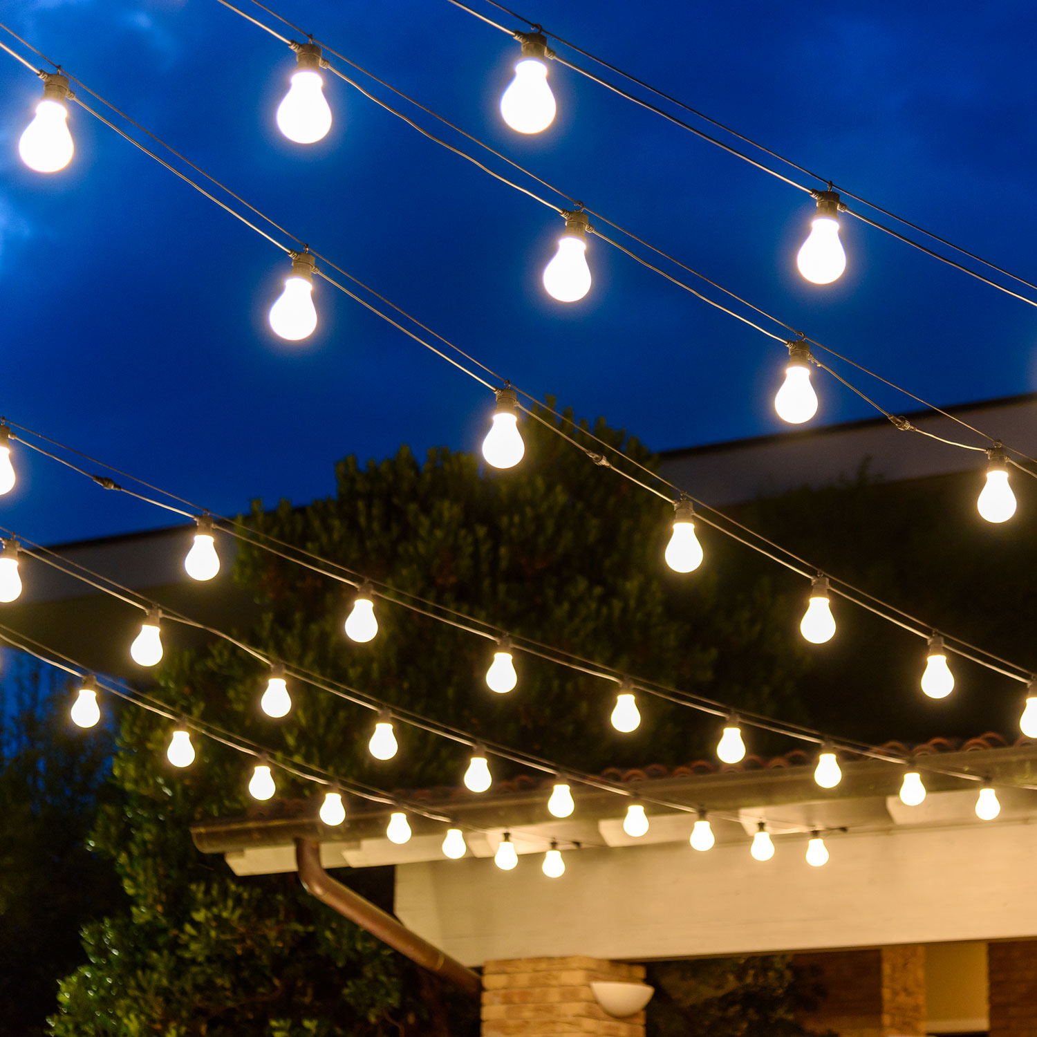 Catena 5,5 metri, 10 lampadine bianche vintage led 2 Catena 5,5 metri, 10 lampadine bianche vintage led 2