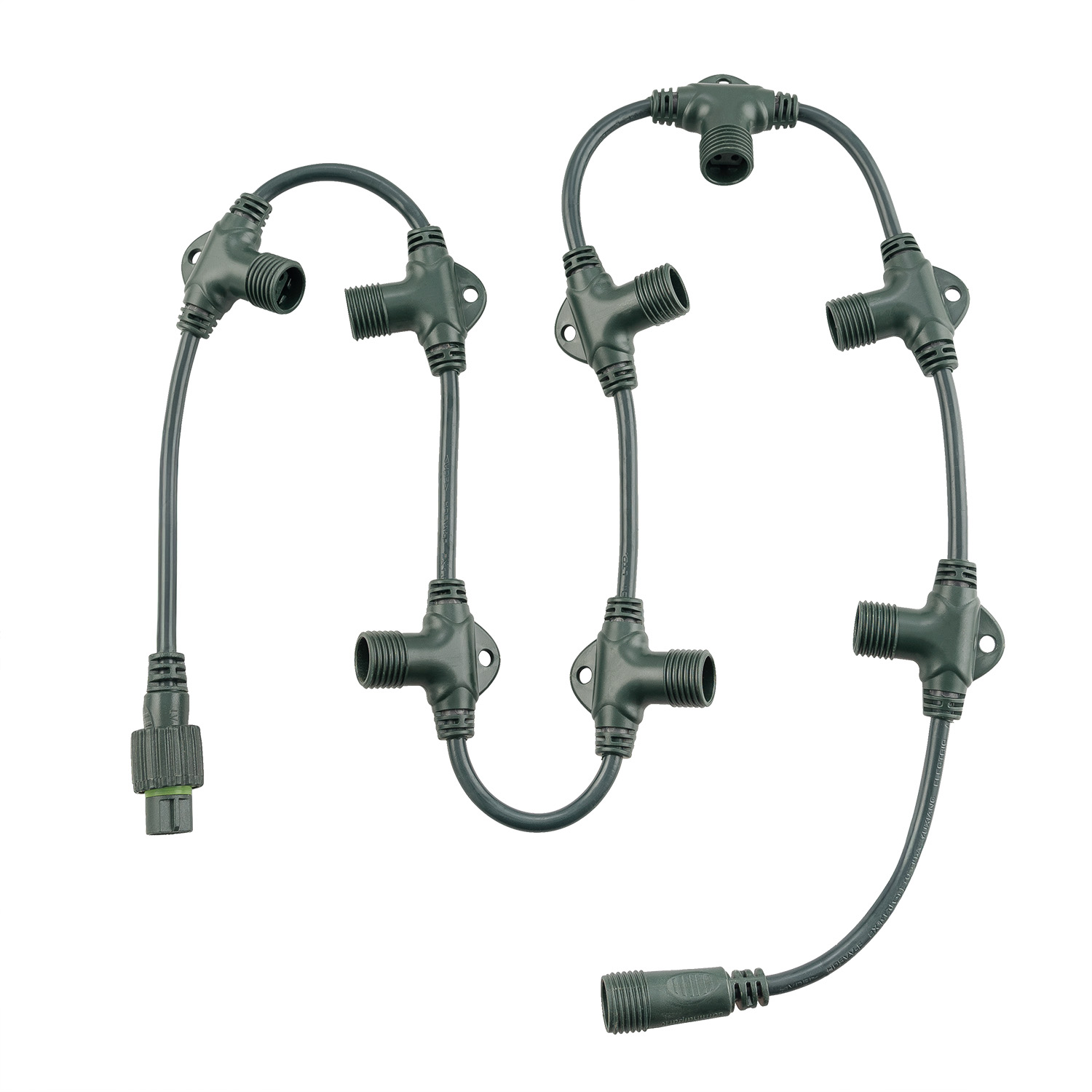 Connect ProLine 36V Rigid Multi-connector, 9 way, green cable