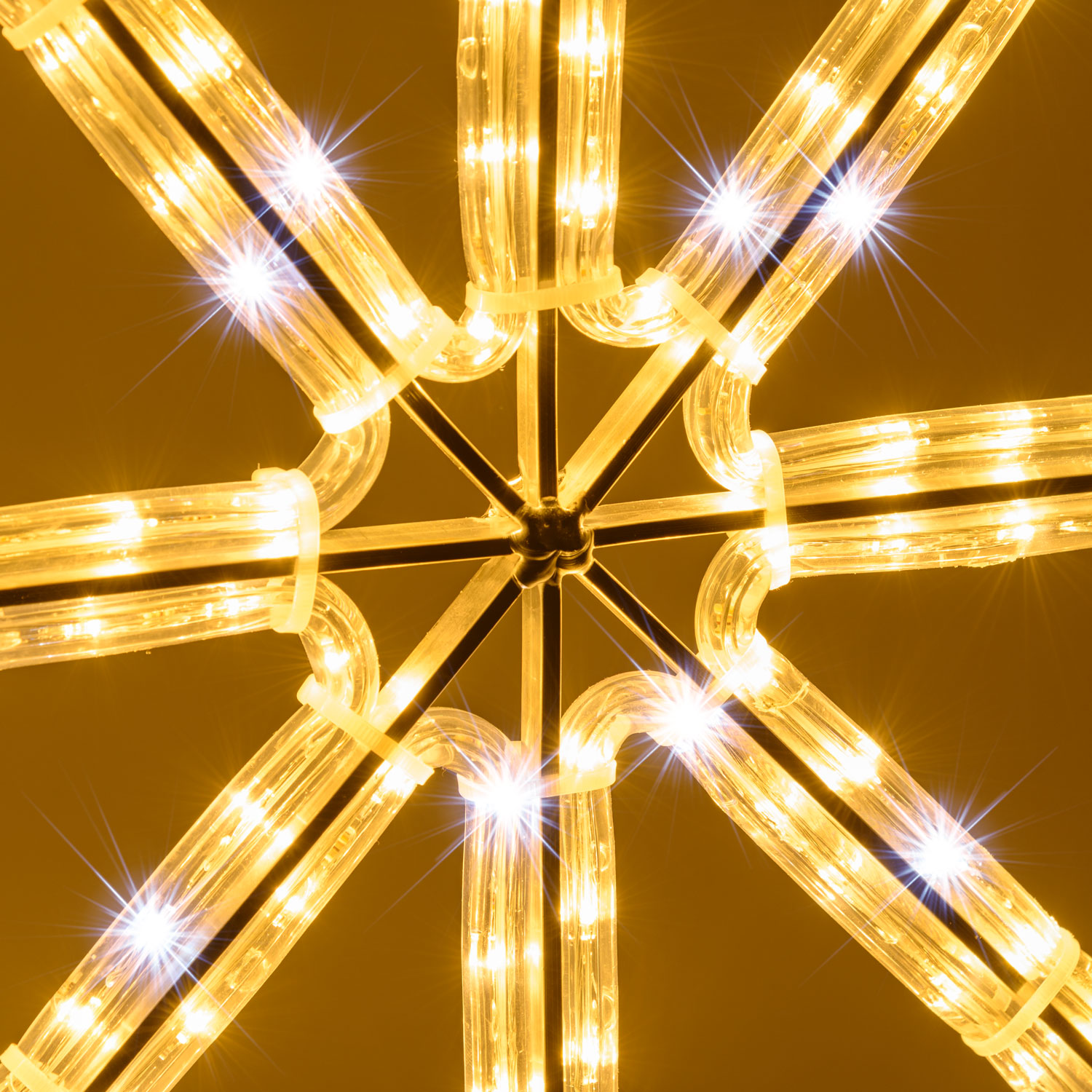 Stella polare in tubo luminoso, 67 x 70 cm, 146 led bianco caldo e bianco freddo 5 Stella polare in tubo luminoso, 67 x 70 cm, 146 led bianco caldo e bianco freddo 5