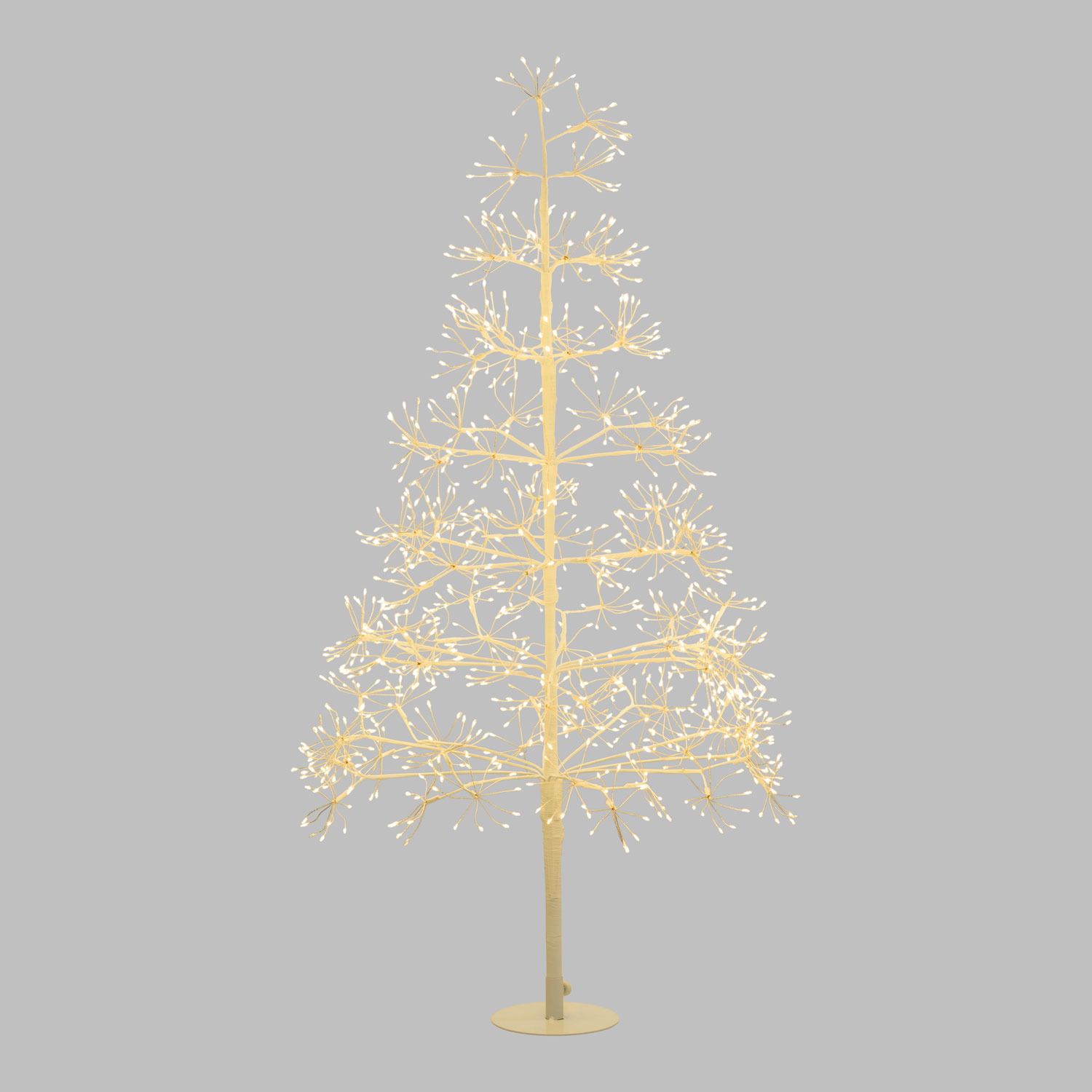White RICCO Tree, h 1,2 cm, 1000 Warm White MicroLEDs, Indoor Use 6 White RICCO Tree, h 1,2 cm, 1000 Warm White MicroLEDs, Indoor Use 6