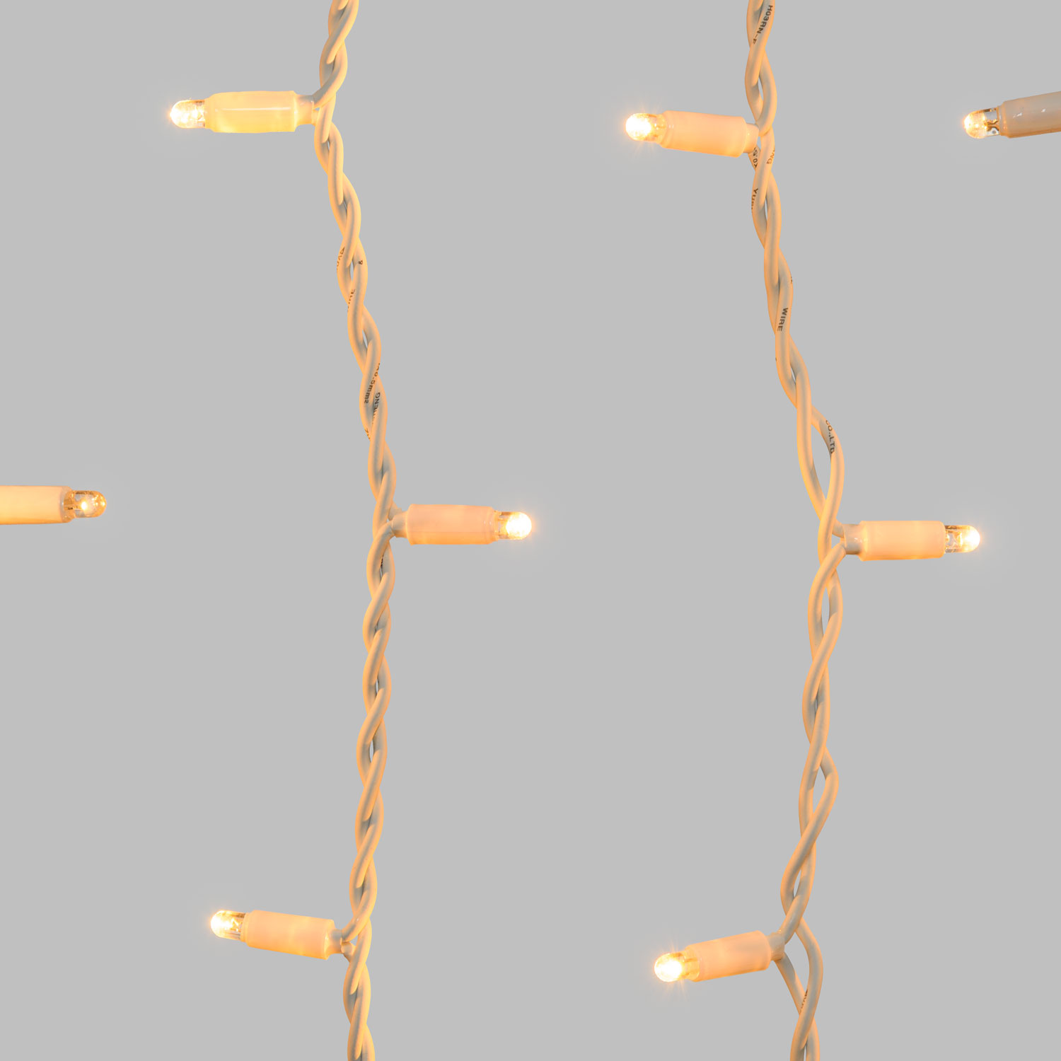Eisregen-Lichterkette 3 x h 0,5 m, 114 MaxiLEDs warmweiß, weißes Kabel 6 Eisregen-Lichterkette 3 x h 0,5 m, 114 MaxiLEDs warmweiß, weißes Kabel 6