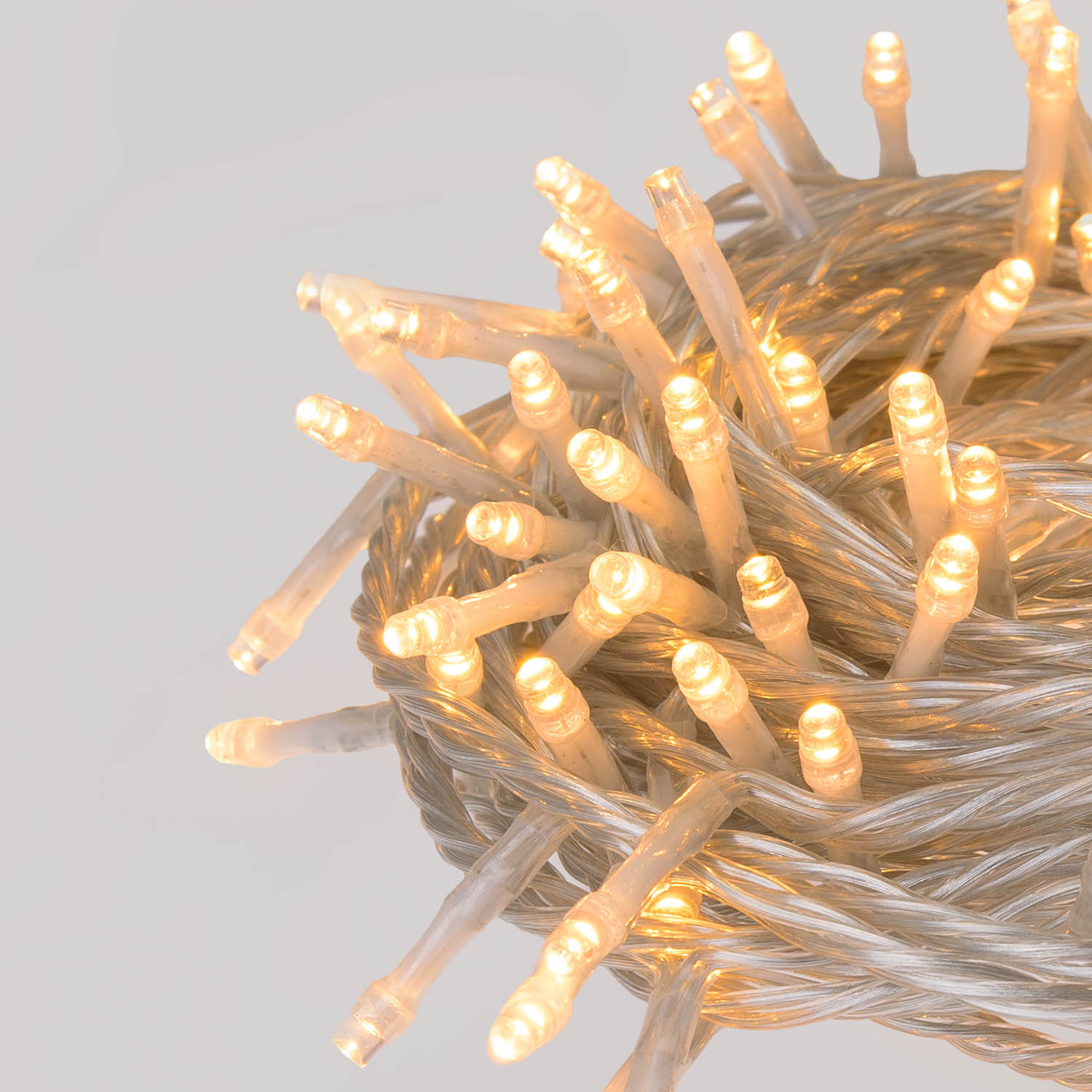 Guirlande Connect+ 12 m, 120 led blanc chaud, câble transparent, prolongeable 3 Guirlande Connect+ 12 m, 120 led blanc chaud, câble transparent, prolongeable 3