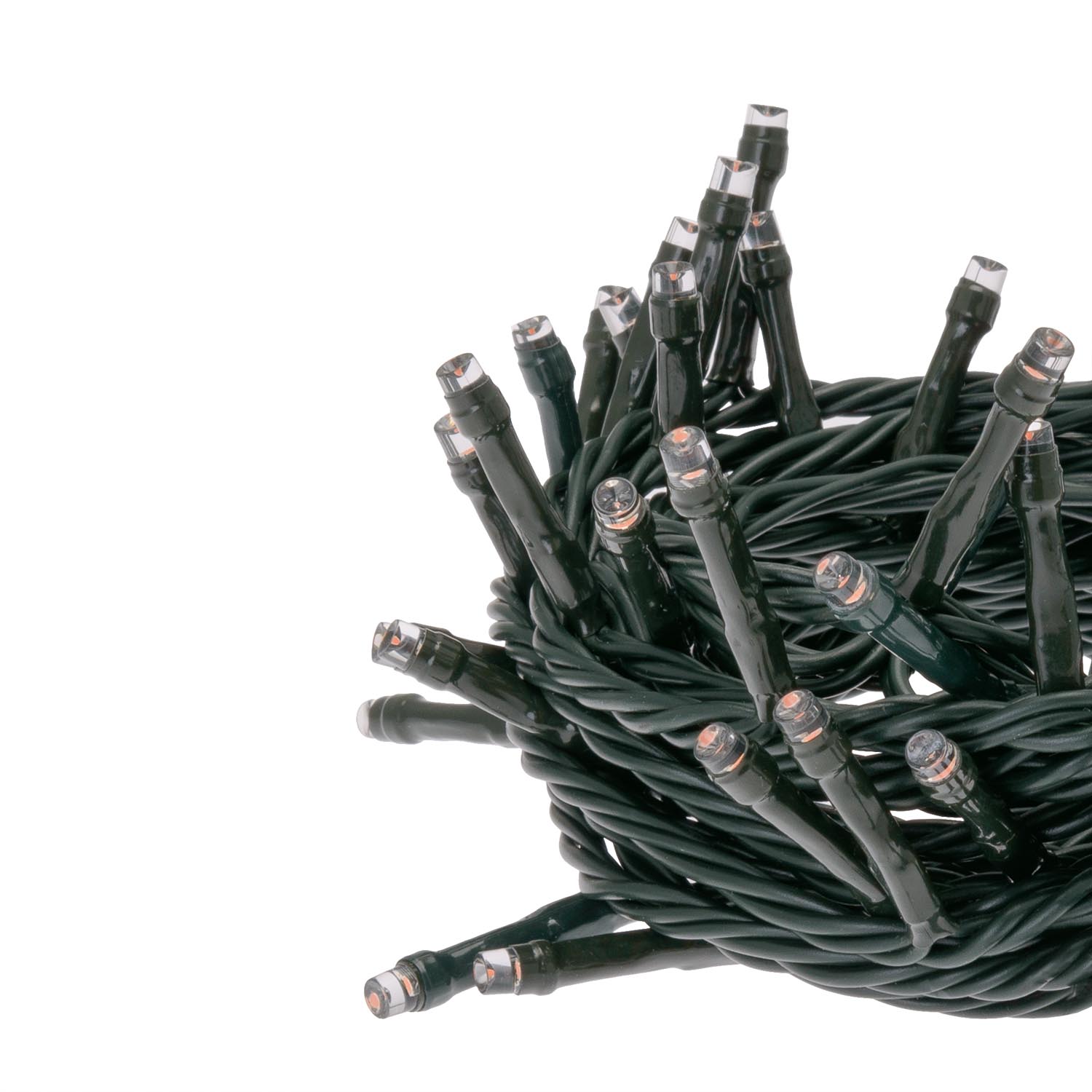 Lichterkette Connect+ 5 m, 50 LEDs rot, grünes Kabel, verlängerbar. 5 Lichterkette Connect+ 5 m, 50 LEDs rot, grünes Kabel, verlängerbar. 5