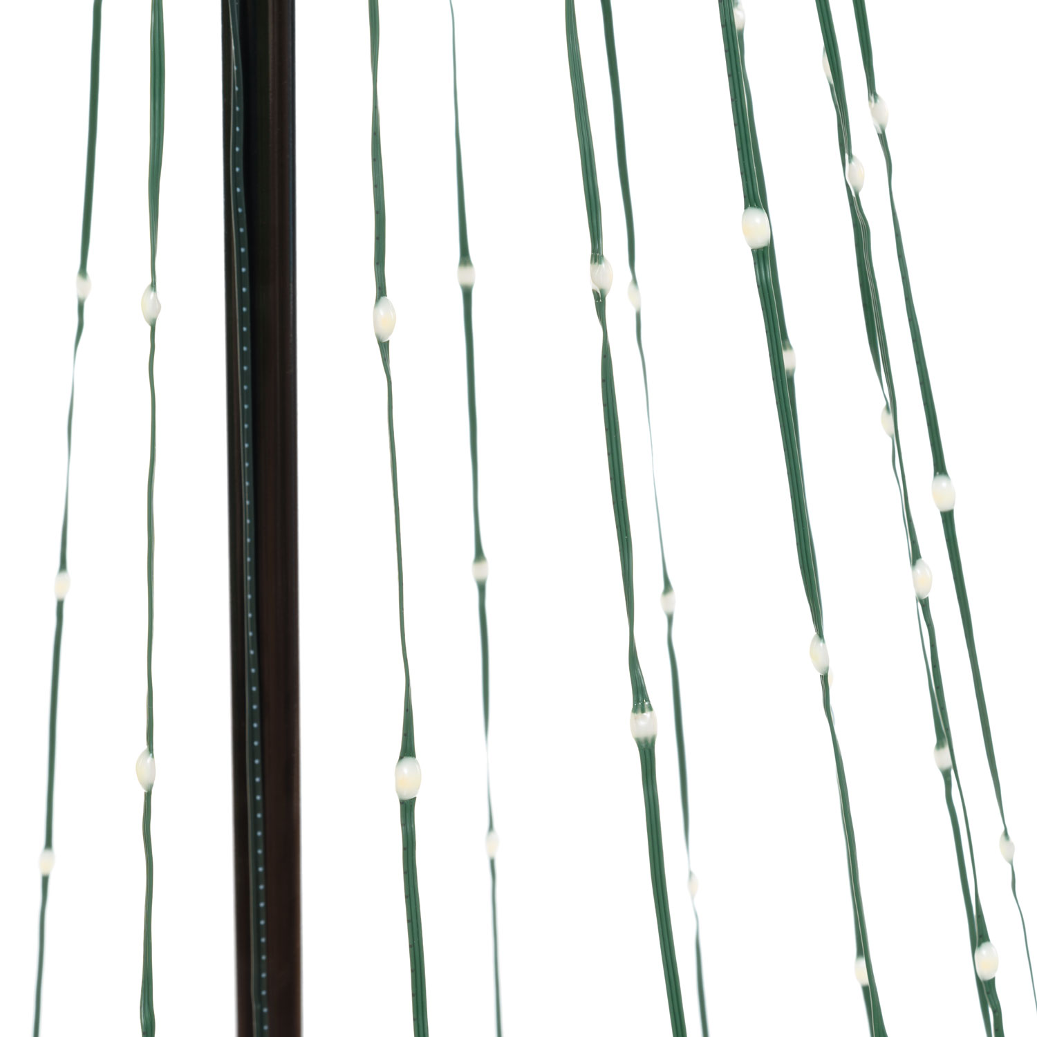 Faltbarer Kegelbaum, h. 240 cm, Pixel LEDs kalt- und warmweiß, grünes Kabel 9 Faltbarer Kegelbaum, h. 240 cm, Pixel LEDs kalt- und warmweiß, grünes Kabel 9