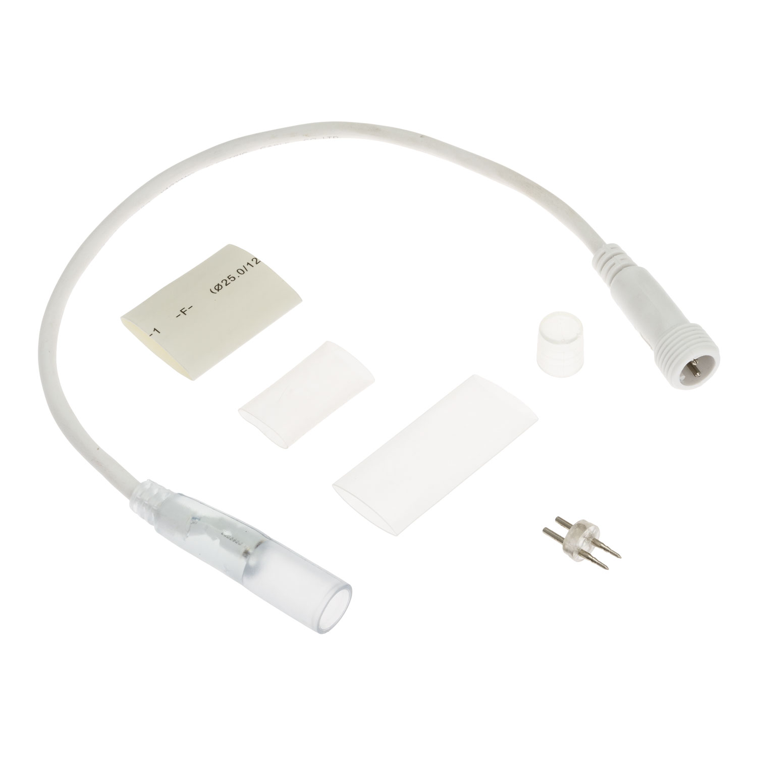 Conector manguera - macho PML, 0,3 m, cable blanco, IP67 Conector manguera - macho PML, 0,3 m, cable blanco, IP67