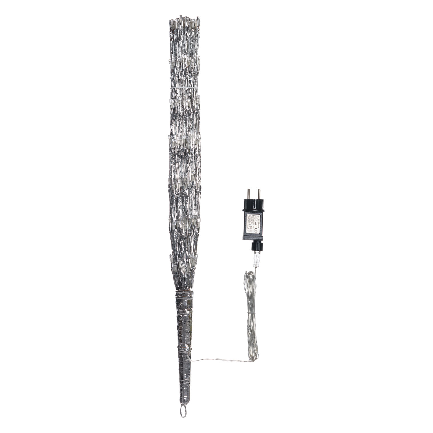 TWIGball argento, h 100 cm, led bianco caldo 4 TWIGball argento, h 100 cm, led bianco caldo 4