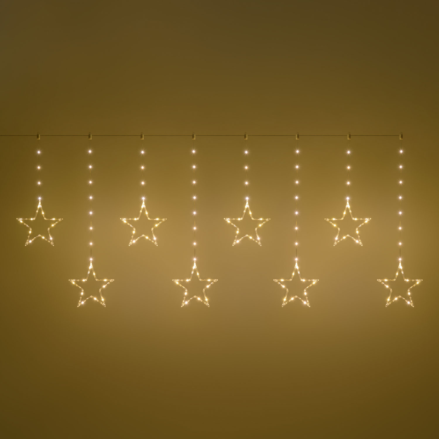 Icicle 8 Stars  Ø 23 cm, h 0,7 m, 176 warm white microLEDs Icicle 8 Stars  Ø 23 cm, h 0,7 m, 176 warm white microLEDs