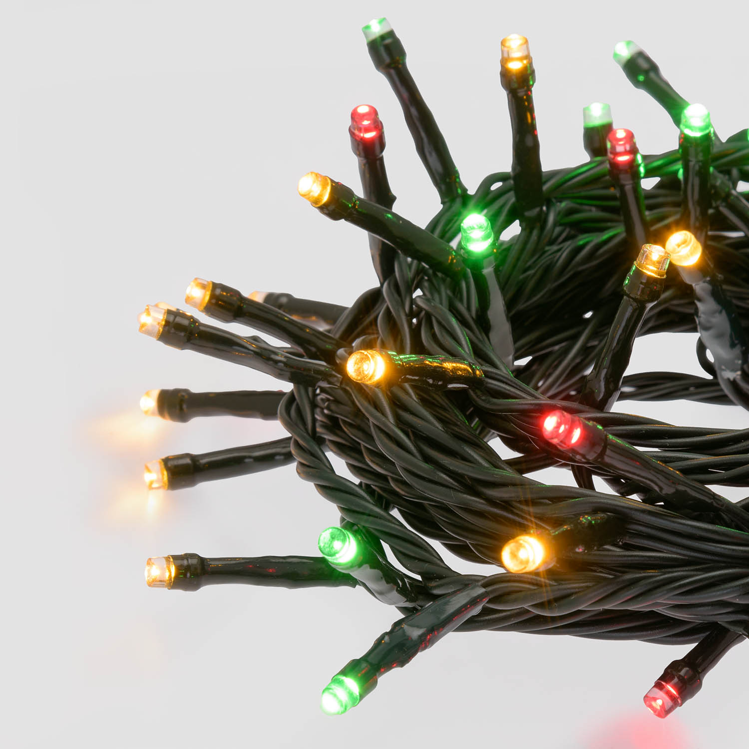 Guirlande Connect+ 8 m, 80 led multicolor American Christmas, câble vert, prolongeable 5 Guirlande Connect+ 8 m, 80 led multicolor American Christmas, câble vert, prolongeable 5