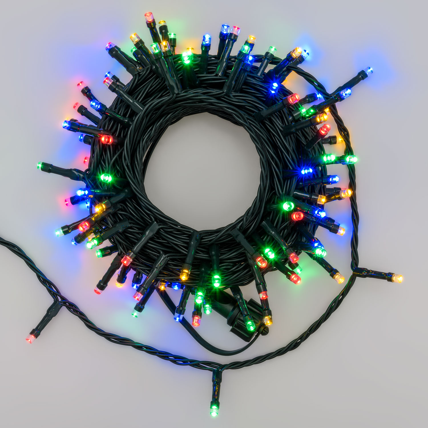 Smart Connect Lichterkette, 10 m, 100 LEDs Multicolor, grünes Kabel 1 Smart Connect Lichterkette, 10 m, 100 LEDs Multicolor, grünes Kabel 1