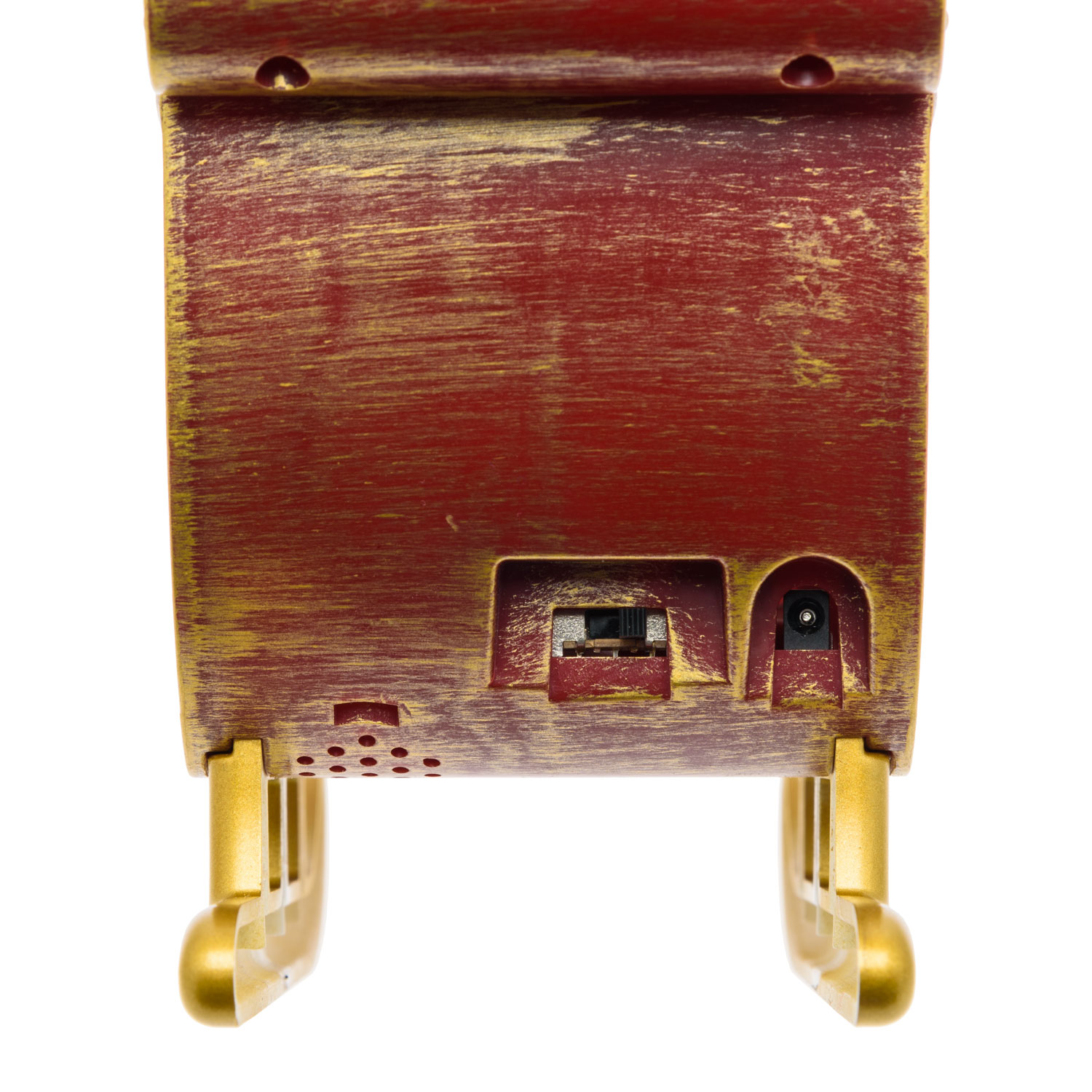 Roter LED Schlitten mit Weihnachtsmann, mit Wasser gefüllt, h 17,5 cm 5 Roter LED Schlitten mit Weihnachtsmann, mit Wasser gefüllt, h 17,5 cm 5