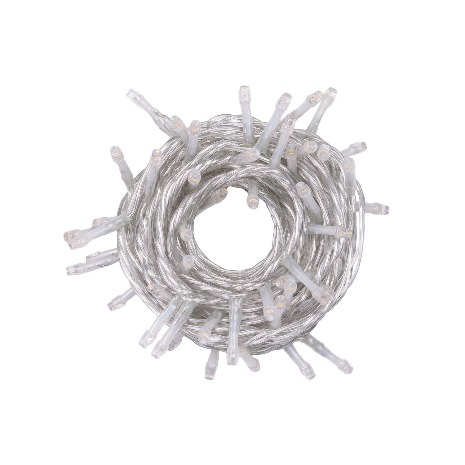 8m Warm White Connect+ String Lights, 80 LEDs, transparent cable, connectable 3 8m Warm White Connect+ String Lights, 80 LEDs, transparent cable, connectable 3