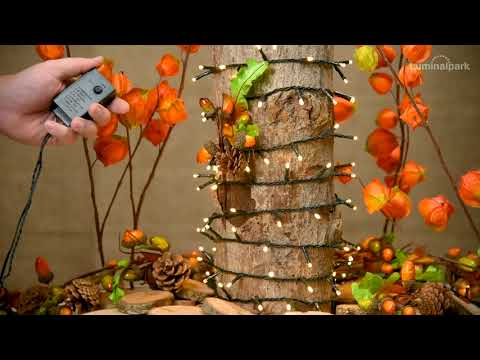 60m 1500 Warm White Led String Lights, Green Cable, With Cable Reel 2 60m 1500 Warm White Led String Lights, Green Cable, With Cable Reel 2