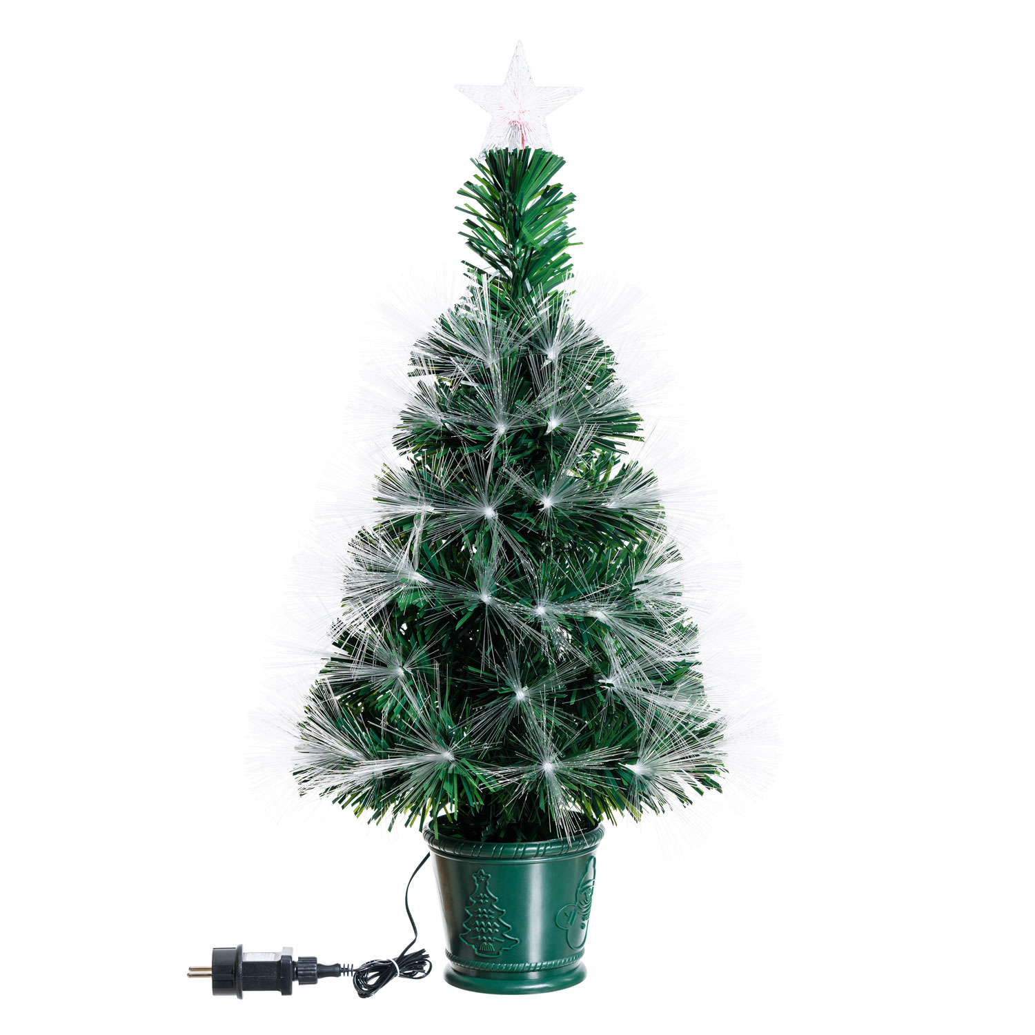 Weihnachtsbaum aus PVC mit nuancierten Glasfasern 70 cm, warmweiß und bunt 5 Weihnachtsbaum aus PVC mit nuancierten Glasfasern 70 cm, warmweiß und bunt 5