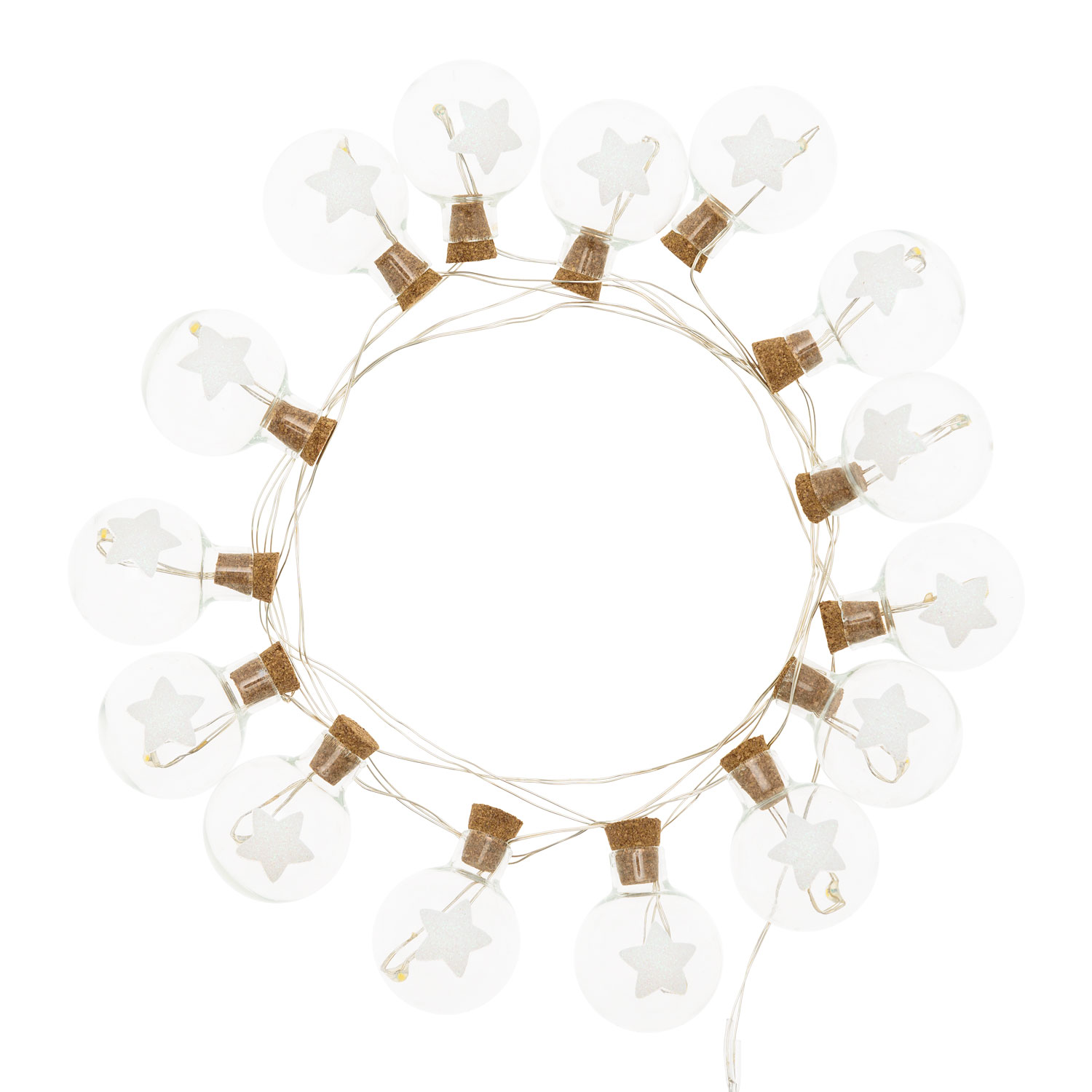 Guirnalda Led con bombillas estrellas 1,5m 3 Guirnalda Led con bombillas estrellas 1,5m 3