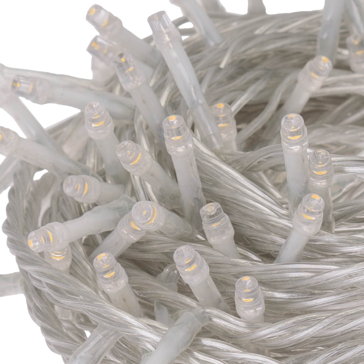 Guirlande Connect+ 12 m, 120 led blanc chaud, câble transparent, prolongeable 5 Guirlande Connect+ 12 m, 120 led blanc chaud, câble transparent, prolongeable 5