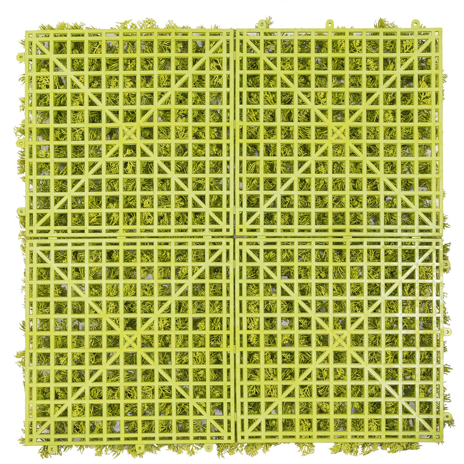 Panneau de Lichen artificiel vert acide Green Wall Light, sans lumières 3