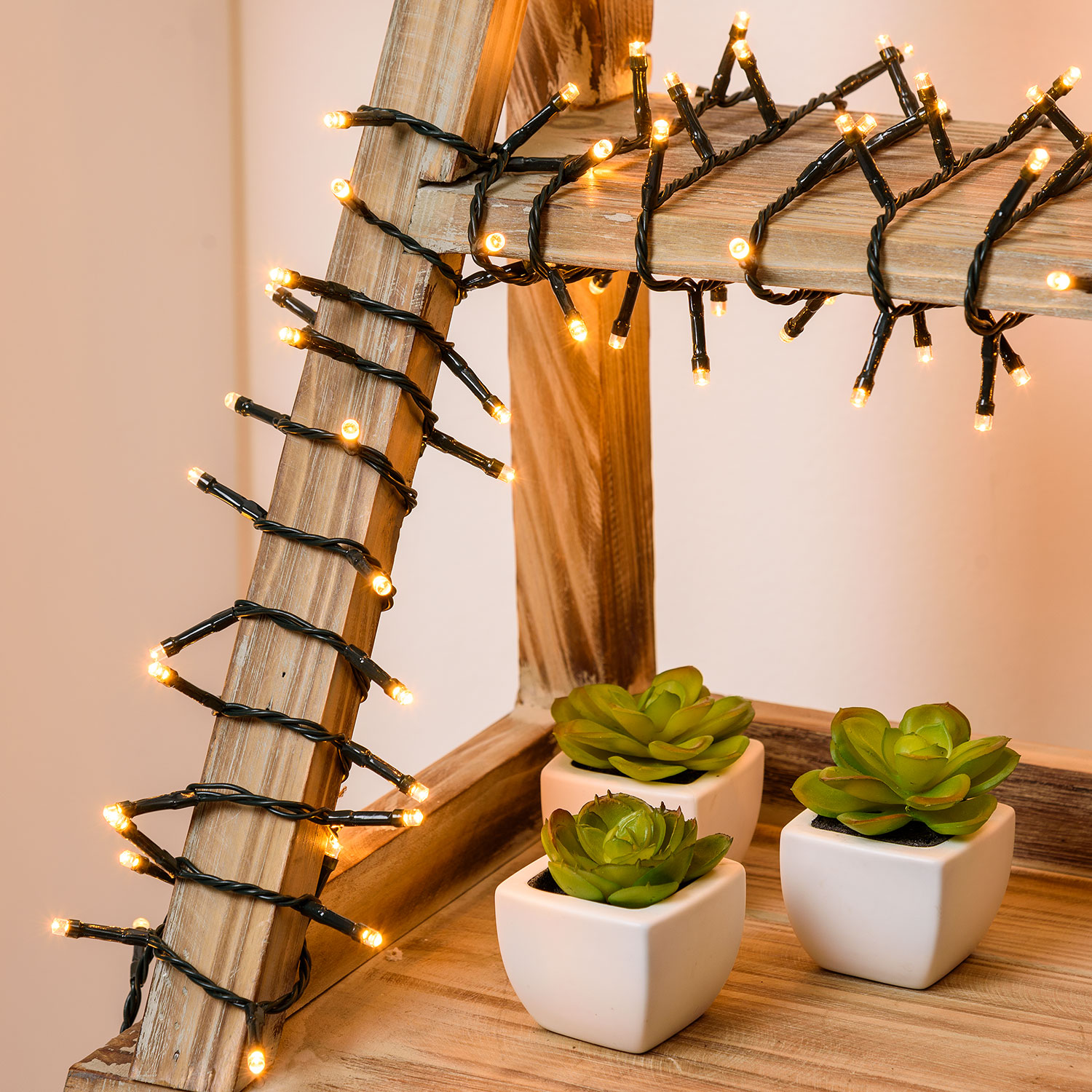 Lichterkette 48,5 m, 1200 LEDs extra warmweiß Lichterkette 48,5 m, 1200 LEDs extra warmweiß