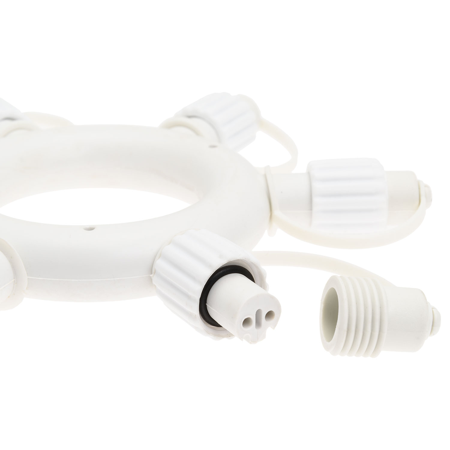 Multiconnettore circolare VINTAGE LED PRO, 5 uscite, bianco 3 Multiconnettore circolare VINTAGE LED PRO, 5 uscite, bianco 3