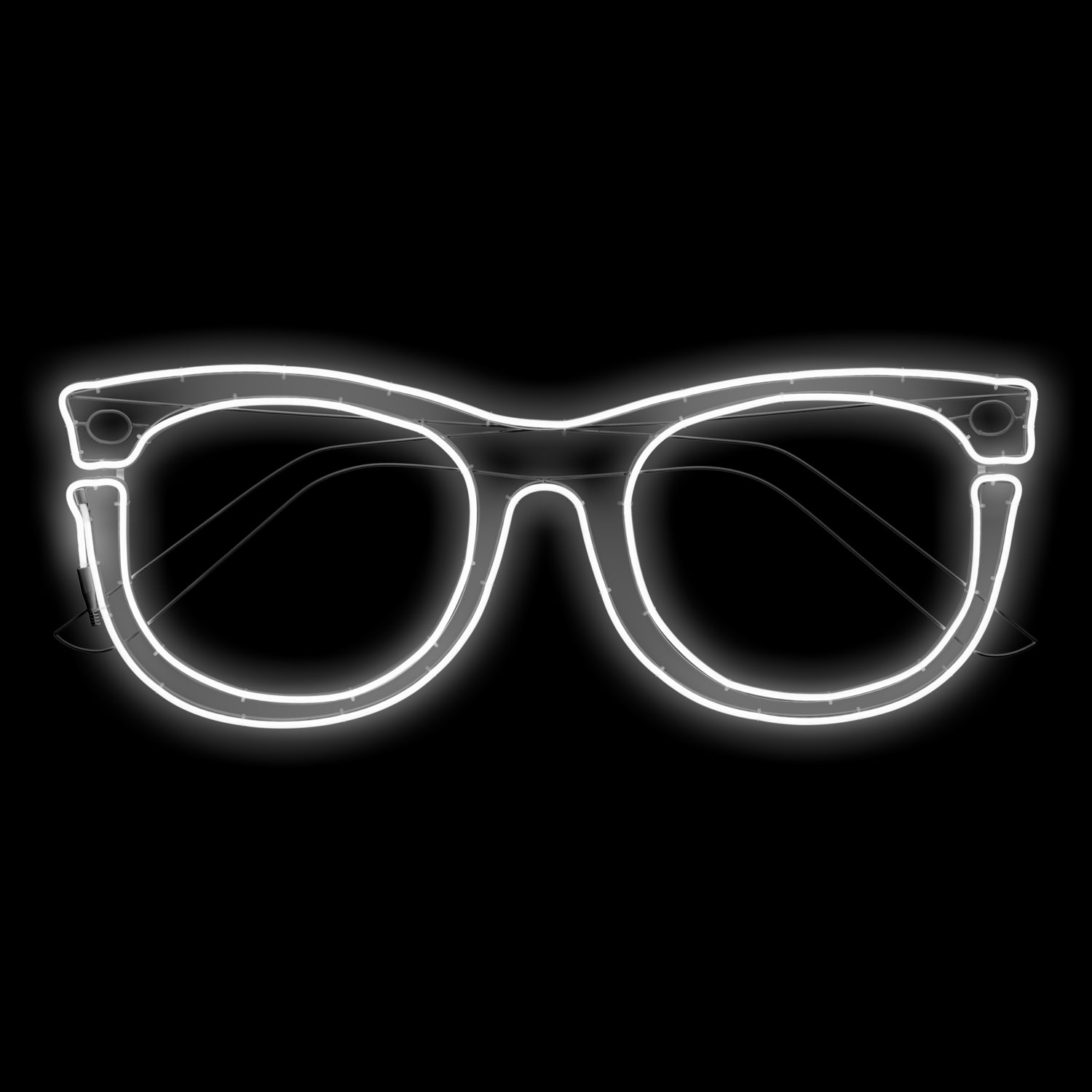 Gafas de sol led blanco frío, efecto neón 1 Gafas de sol led blanco frío, efecto neón 1