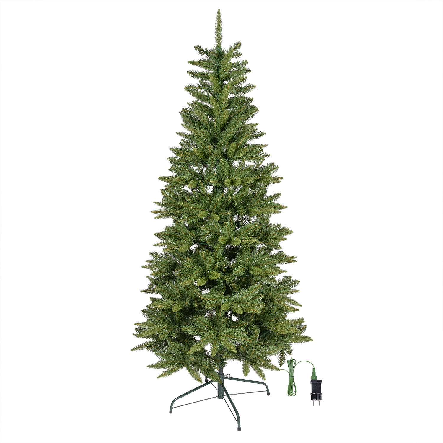 Slim Kunst-Baum, 180 cm, mit 300 integrierten warmweißen LEDs 5 Slim Kunst-Baum, 180 cm, mit 300 integrierten warmweißen LEDs 5