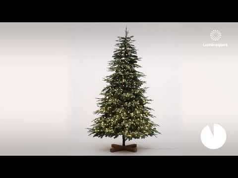 Künstlicher Tannenbaum Deluxe, Höhe 195 cm, 2950 integrierte MiniLED Warmweiß 2