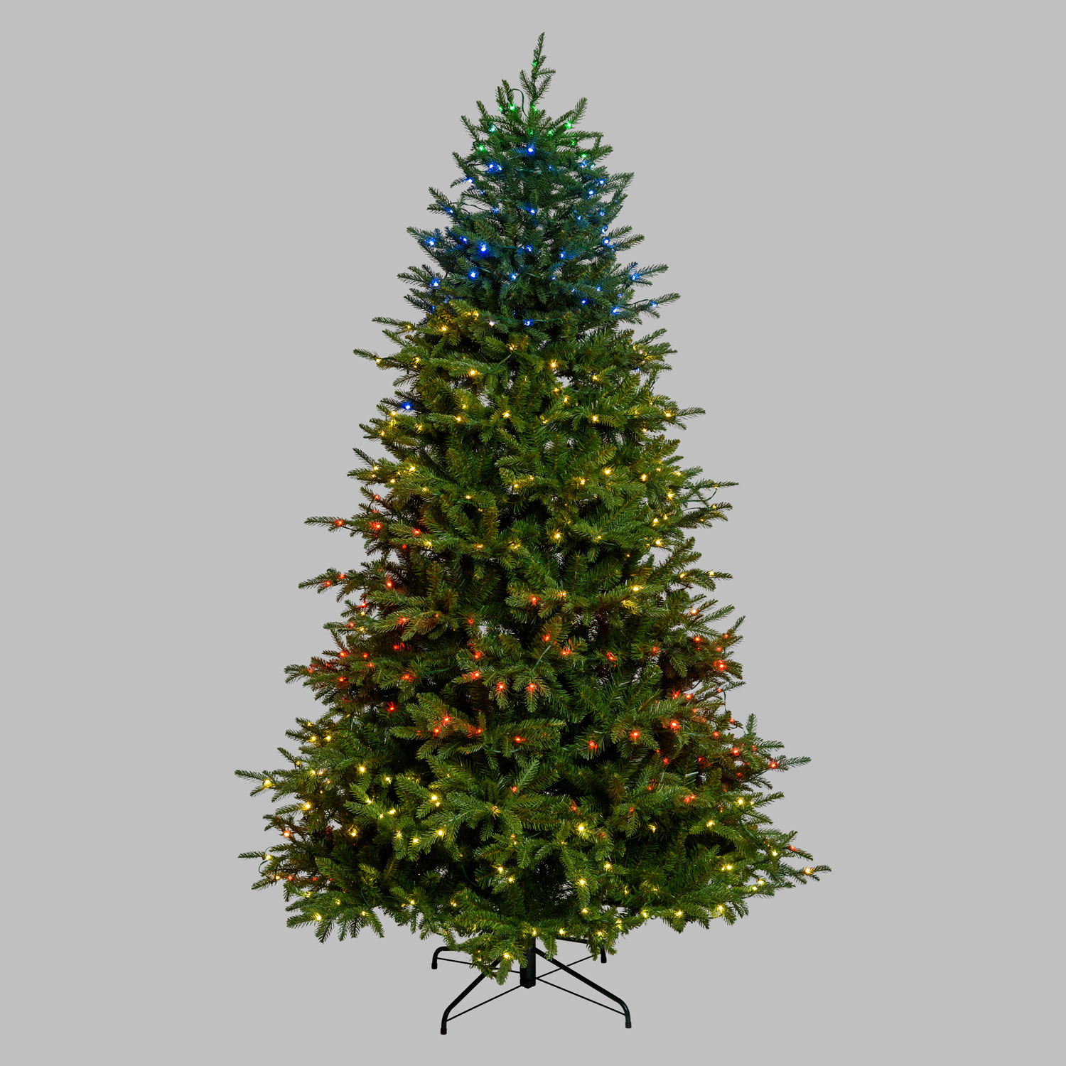 Albero di Natale Fiemme h. 230 cm, gocce di luce pixel led RGB e Bianco Caldo 9 Albero di Natale Fiemme h. 230 cm, gocce di luce pixel led RGB e Bianco Caldo 9