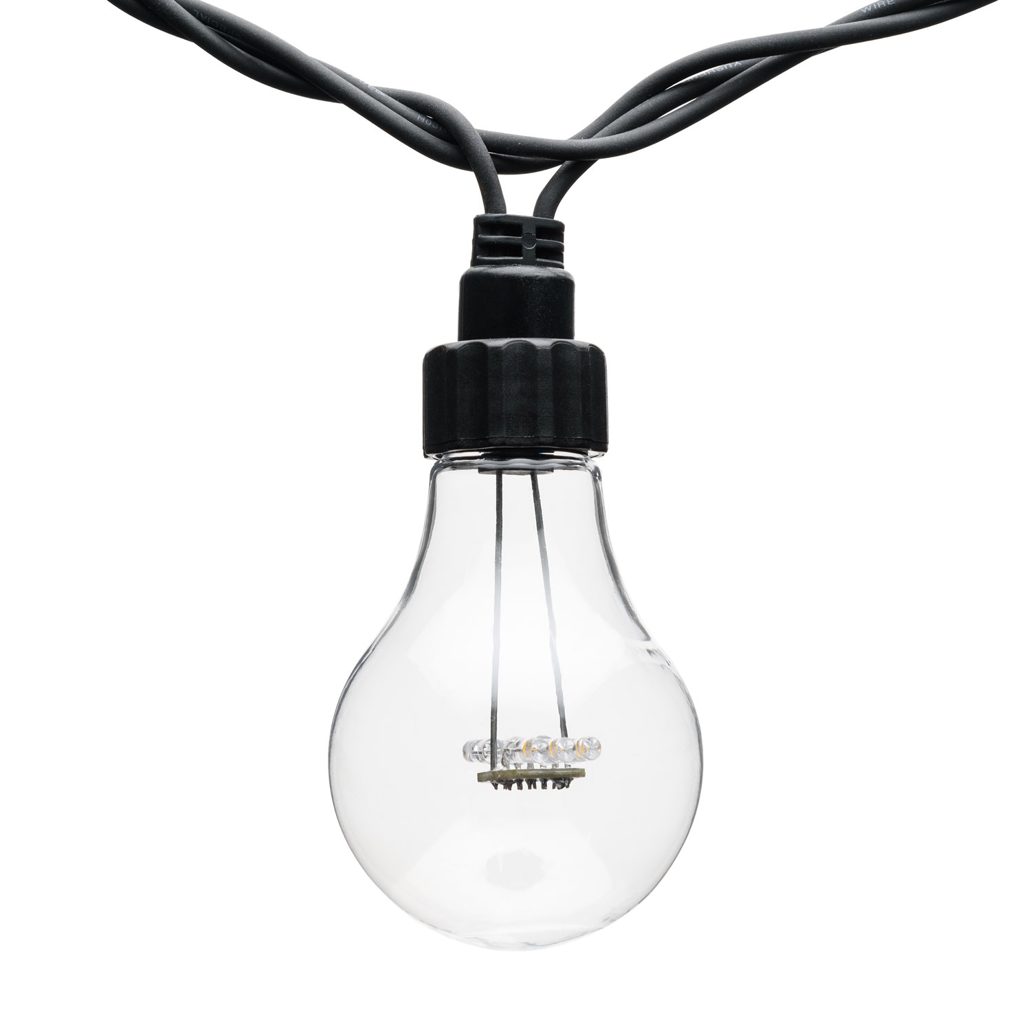 Catena 10 m, 20 lampadine Ø 60 mm, led bianco caldo, prolungabile 3 Catena 10 m, 20 lampadine Ø 60 mm, led bianco caldo, prolungabile 3