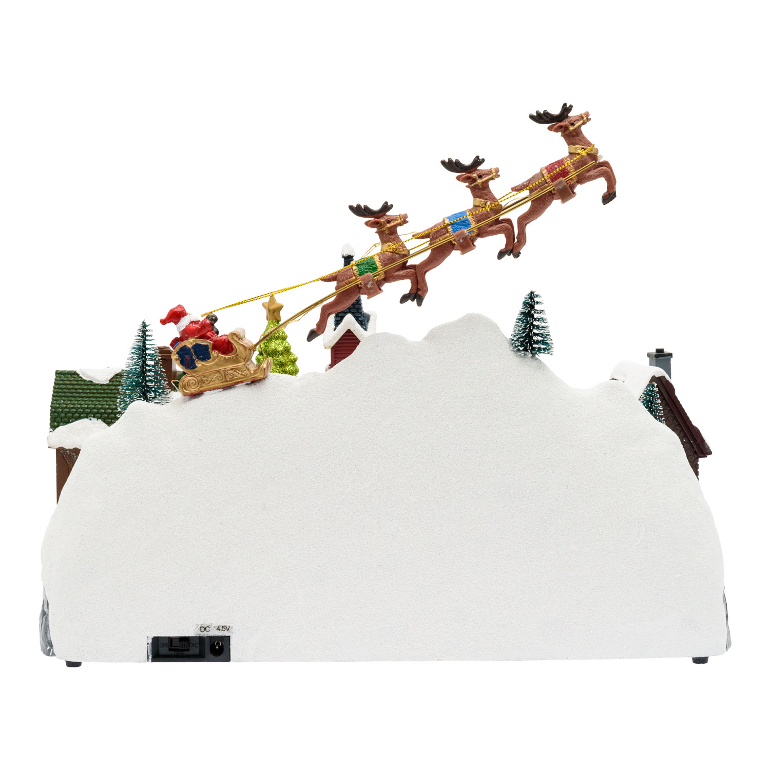 Weihnachtsdorf, Landschaft, Weihnachtsmann und Schlittschuhläufern, Weihnachtslieder 5 Weihnachtsdorf, Landschaft, Weihnachtsmann und Schlittschuhläufern, Weihnachtslieder 5