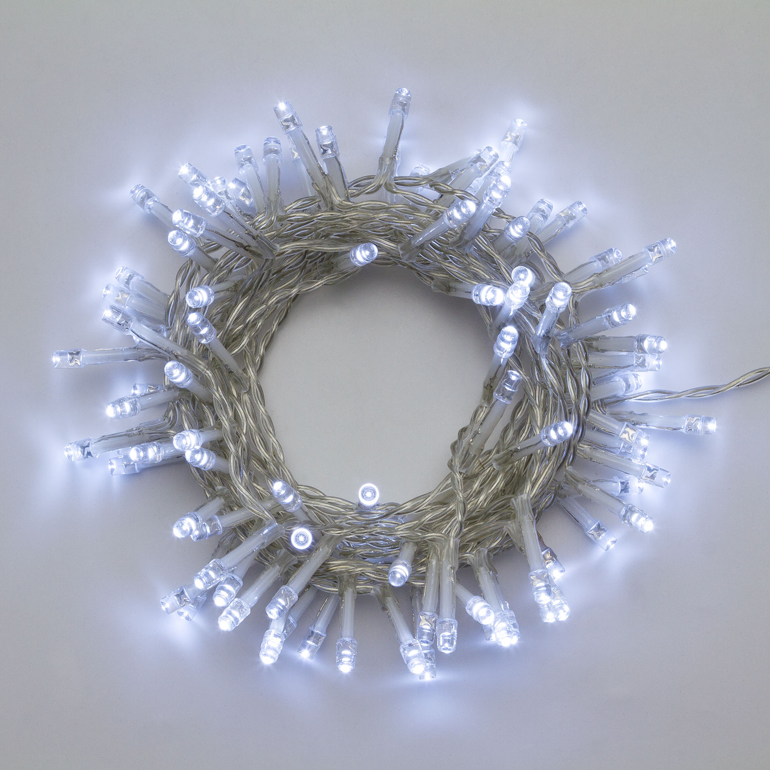Lichterkette 3,8 m, 96 LEDs kaltweiß 5 Lichterkette 3,8 m, 96 LEDs kaltweiß 5