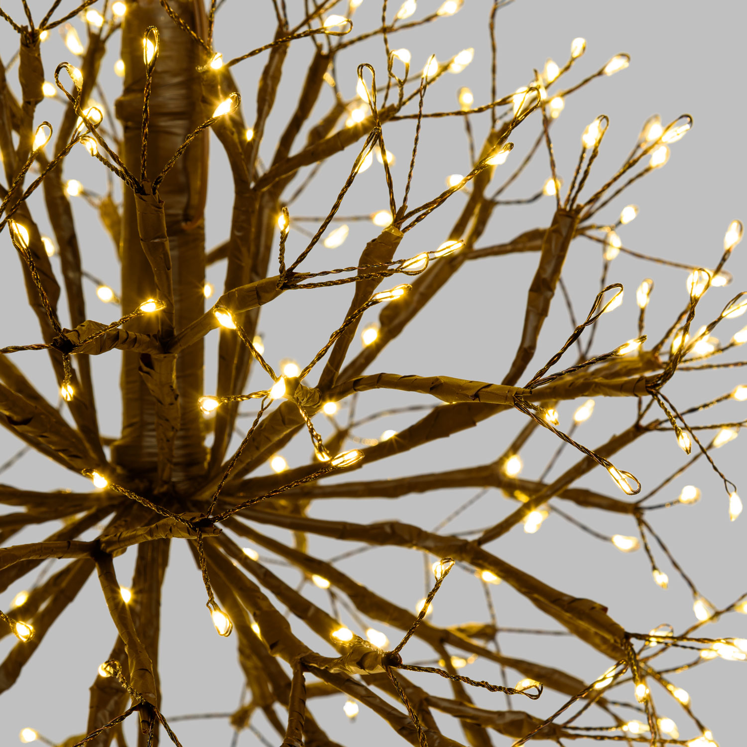 RICCO Sphere with Brown Branches, Ø 30 cm, 384 Warm White MicroLEDs, Indoor Use 8 RICCO Sphere with Brown Branches, Ø 30 cm, 384 Warm White MicroLEDs, Indoor Use 8