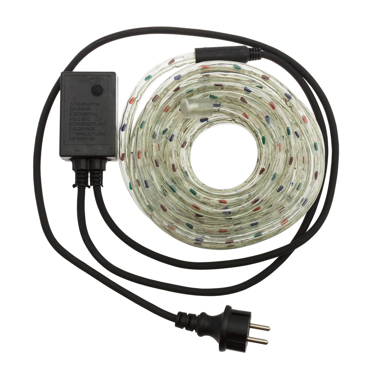 Glühlampen-Lichtschlauch 5 m, multicolor 4 Glühlampen-Lichtschlauch 5 m, multicolor 4