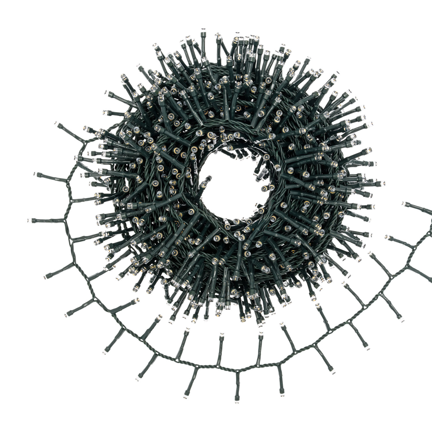 20,5m, 1000 Traditional Warm White and Warm White LEDs Mini Cluster String Lights, Green cable 5 20,5m, 1000 Traditional Warm White and Warm White LEDs Mini Cluster String Lights, Green cable 5