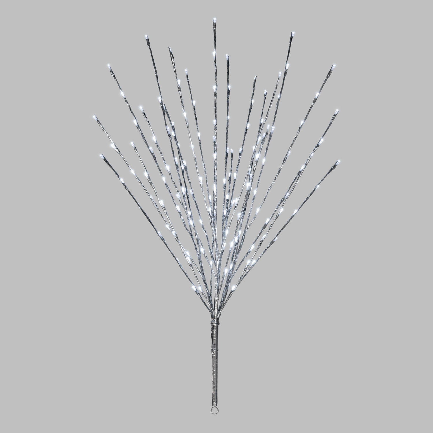 Branche lumineuse argentée, 144 led blanc froid (100 cm) 5 Branche lumineuse argentée, 144 led blanc froid (100 cm) 5