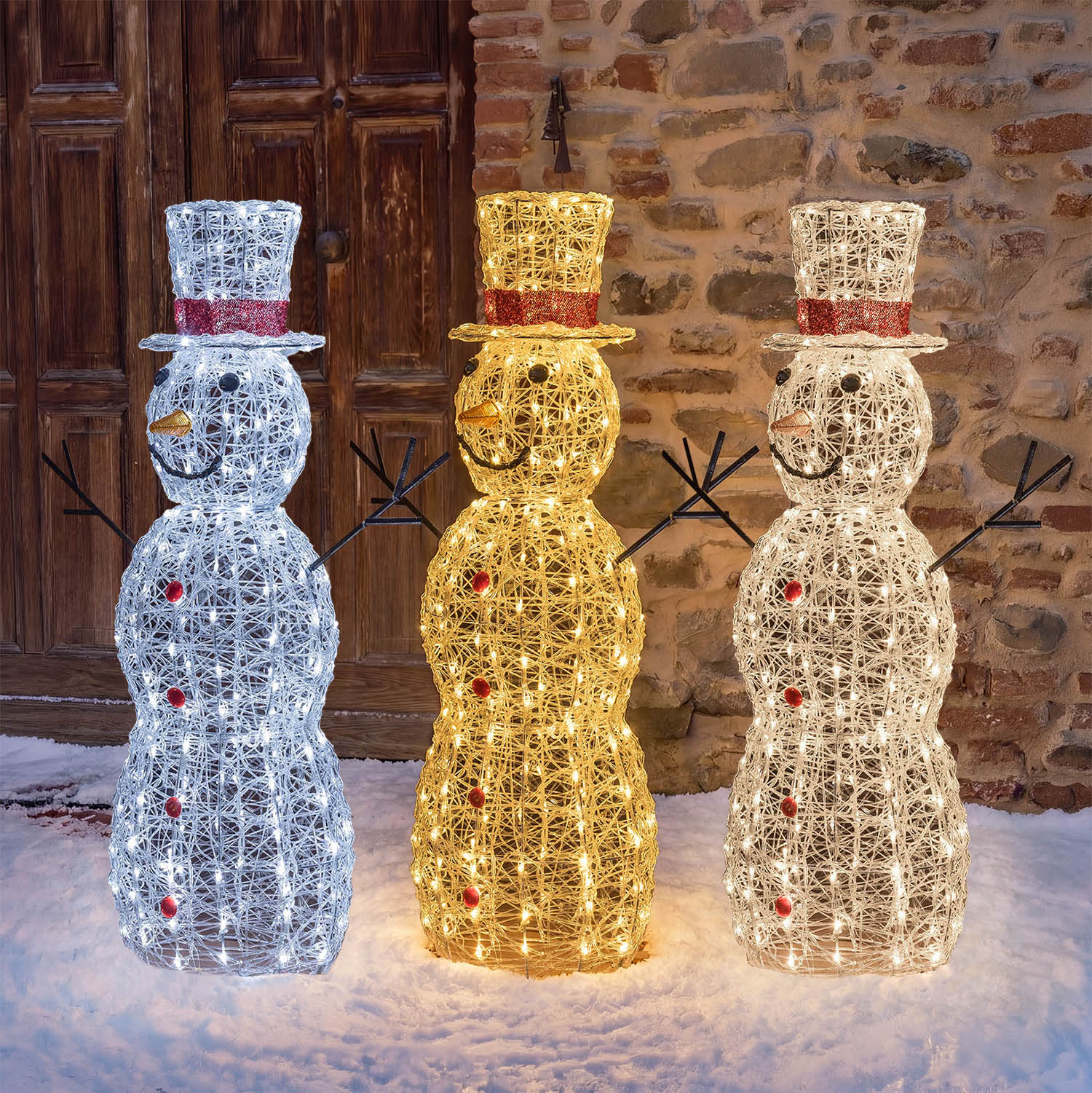 Bonshommes de neige Dual LED