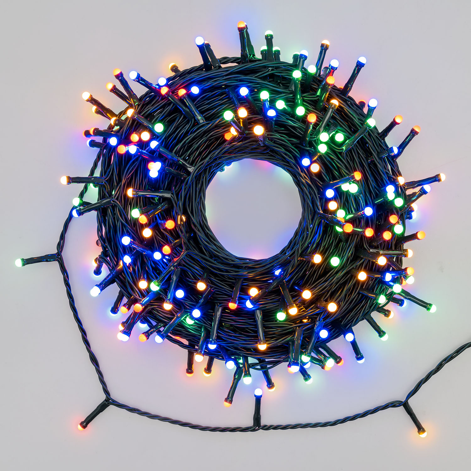 Guirlande 25 m, led multicolor, panneau solaire et transformateur inclus 7 Guirlande 25 m, led multicolor, panneau solaire et transformateur inclus 7