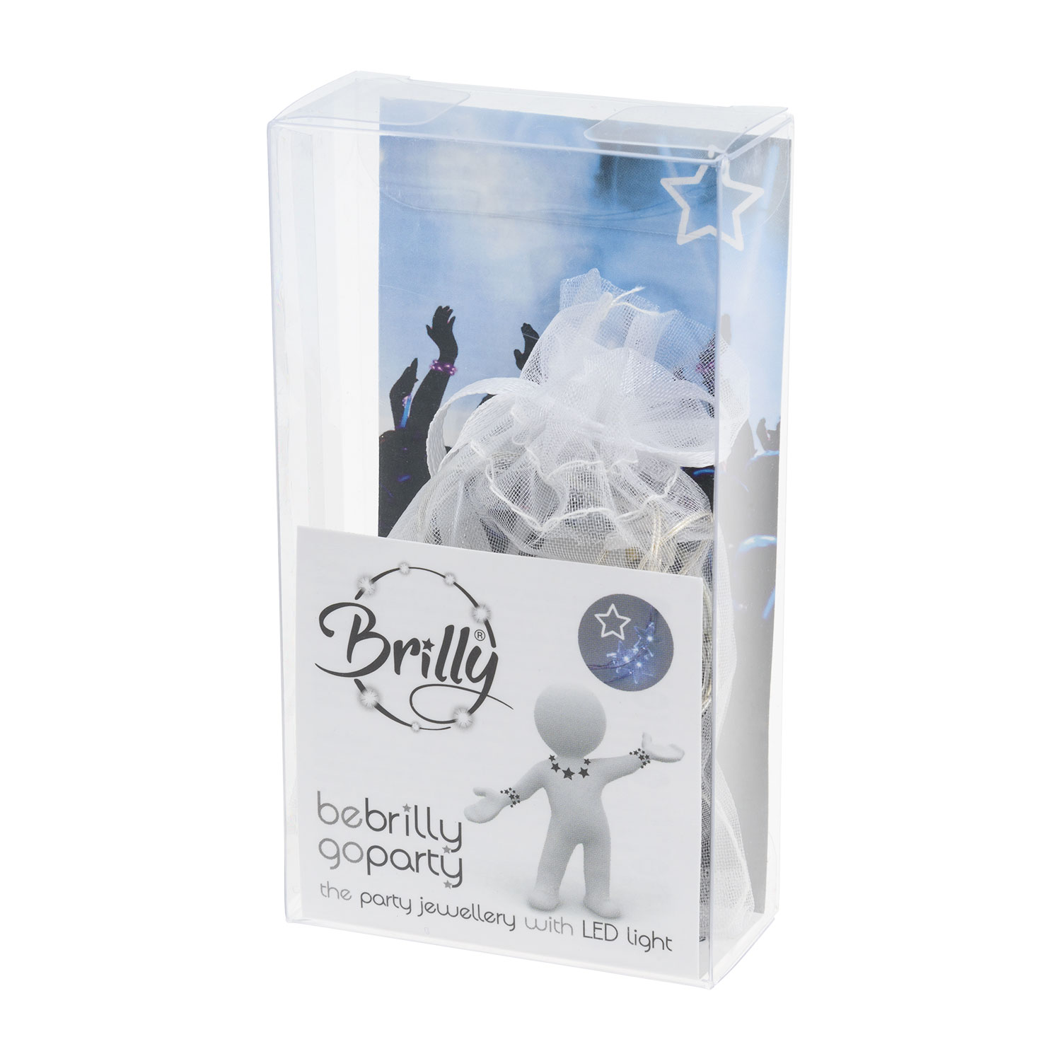 Collier Brilly 10 étoiles led blanc froid 2 Collier Brilly 10 étoiles led blanc froid 2