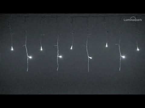 Eiszapfen-Lichterkette 6 x h 0,4 m, 200 LEDs kaltweiß 2 Eiszapfen-Lichterkette 6 x h 0,4 m, 200 LEDs kaltweiß 2