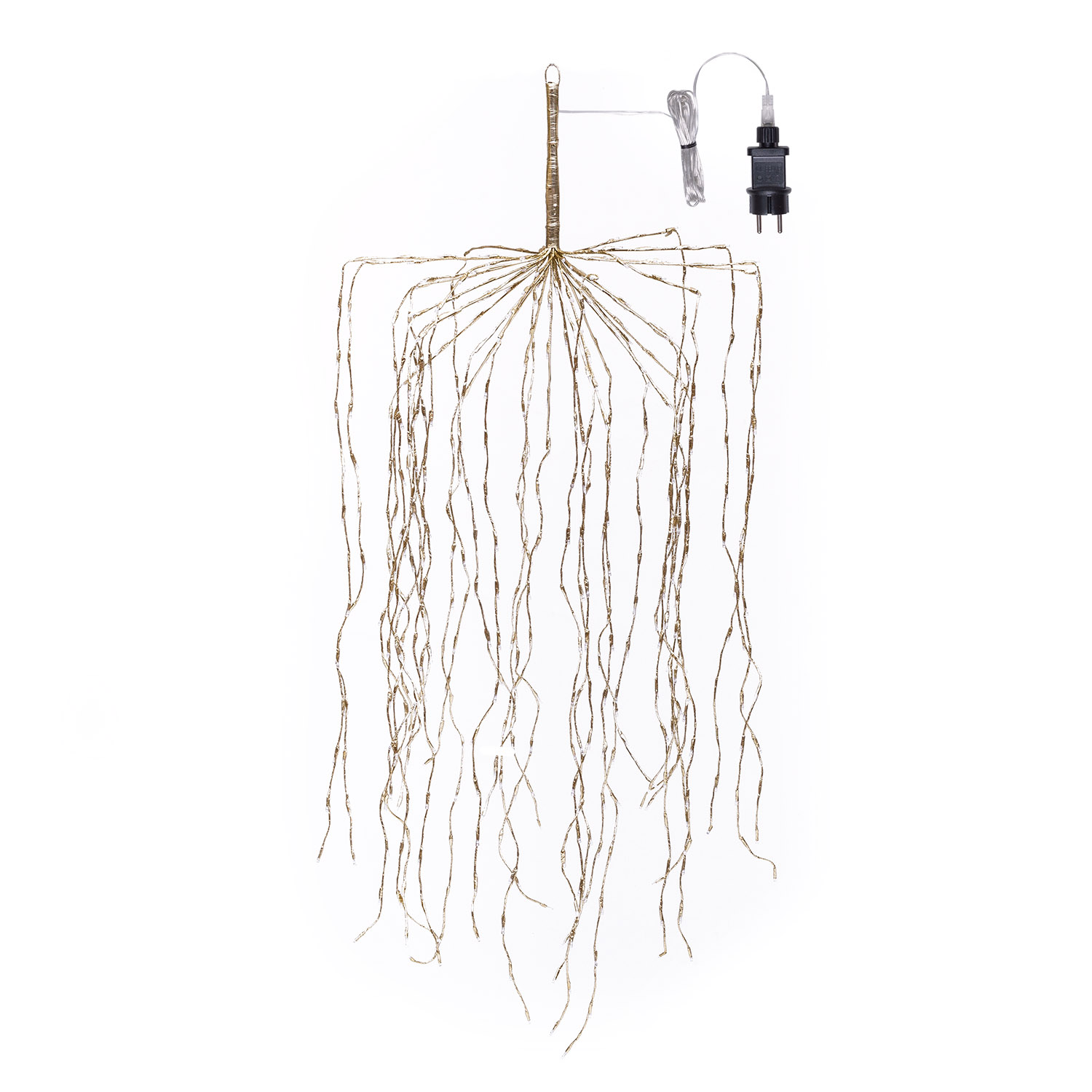 Ramo Cadente Champagne, h 1,2 m, 480 led bianco caldo 2