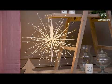 Rama Twigball Tilo blanca, Ø 45 cm, 240 microled blanco cálido 2 Rama Twigball Tilo blanca, Ø 45 cm, 240 microled blanco cálido 2