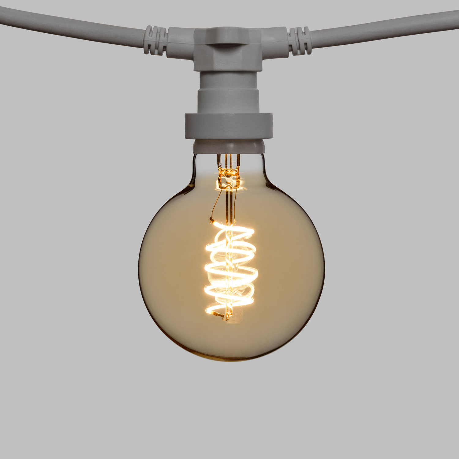 Guirnalda 5m con 16 bombillas led de 4W globo espiral Ø 95mm 5 Guirnalda 5m con 16 bombillas led de 4W globo espiral Ø 95mm 5