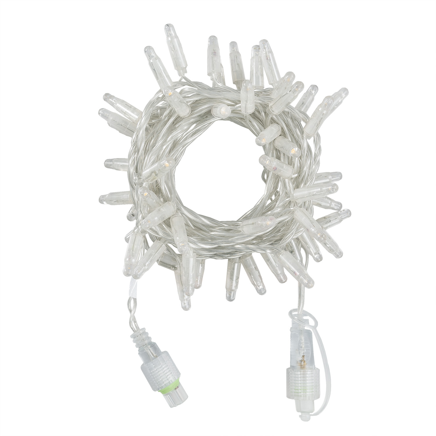 Catena Connect ProLine 36V, 5 m, 50 maxiled bianco caldo, cavo trasparente, prolungabile 4