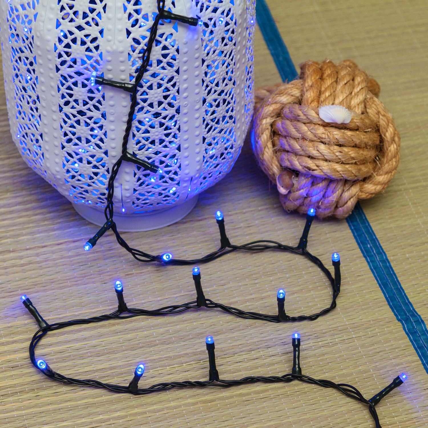 Lichterkette 19,5 m, 320 LEDs blau Lichterkette 19,5 m, 320 LEDs blau