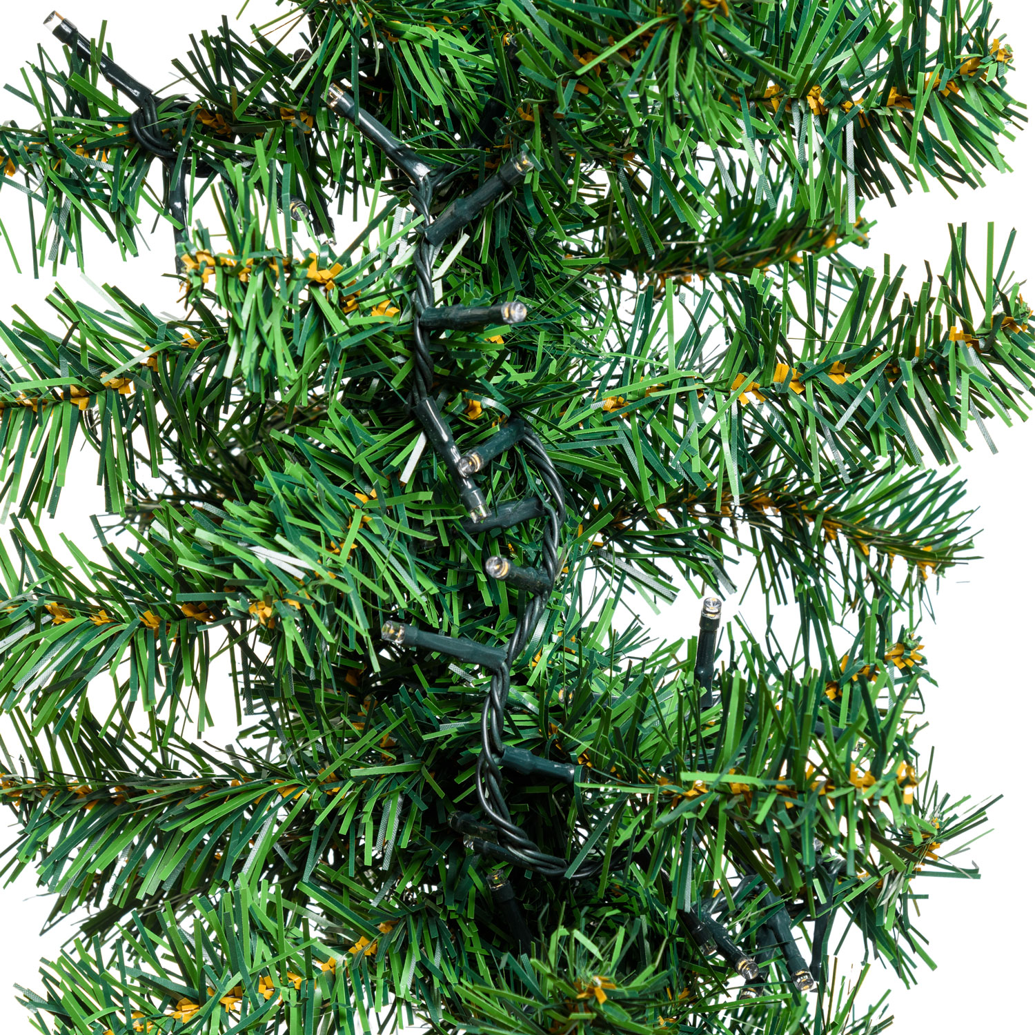 Rama de pino verde Moena 2,7 m, 400 led blanco cálido, prolongable 4 Rama de pino verde Moena 2,7 m, 400 led blanco cálido, prolongable 4