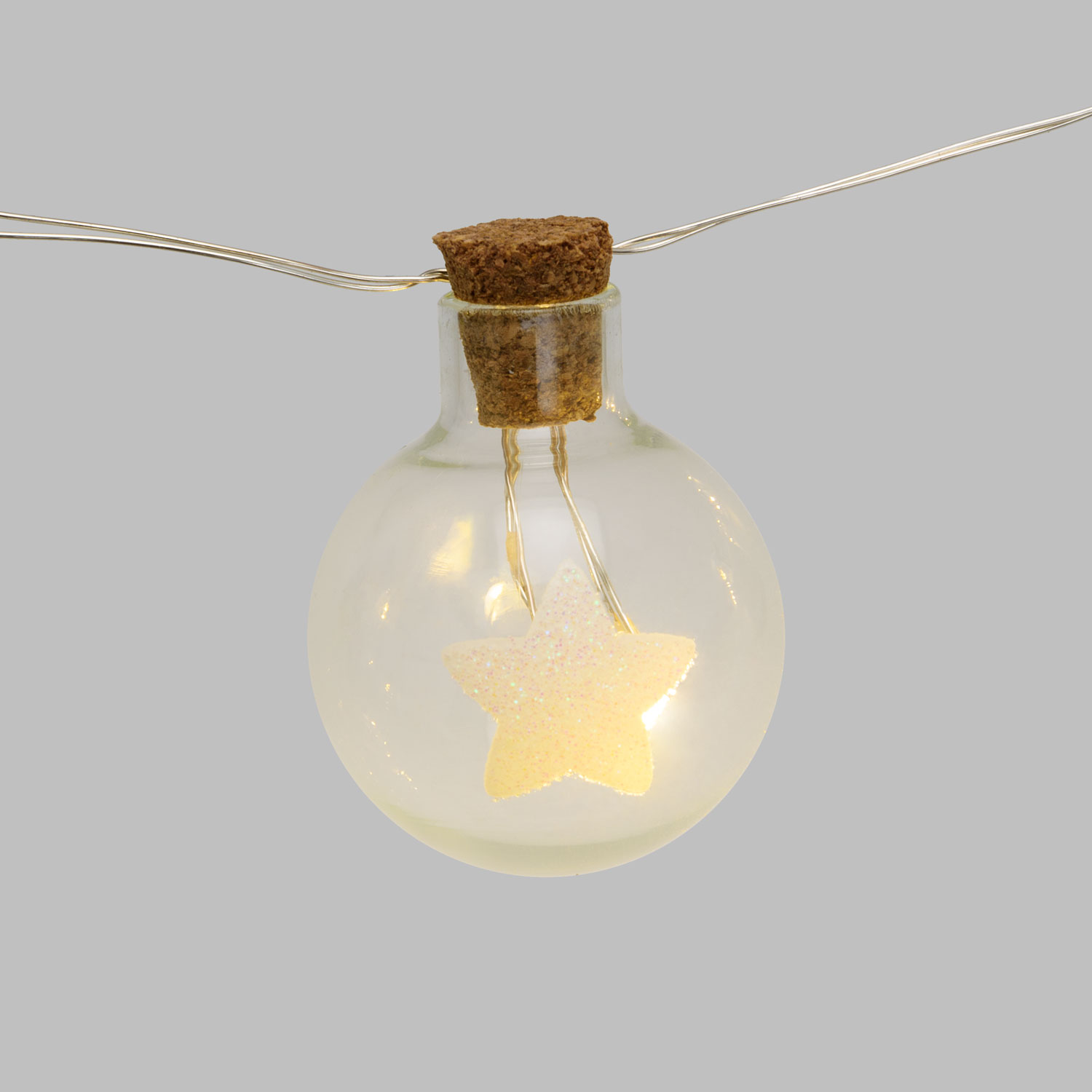 Guirnalda Led con bombillas estrellas 1,5m 6 Guirnalda Led con bombillas estrellas 1,5m 6