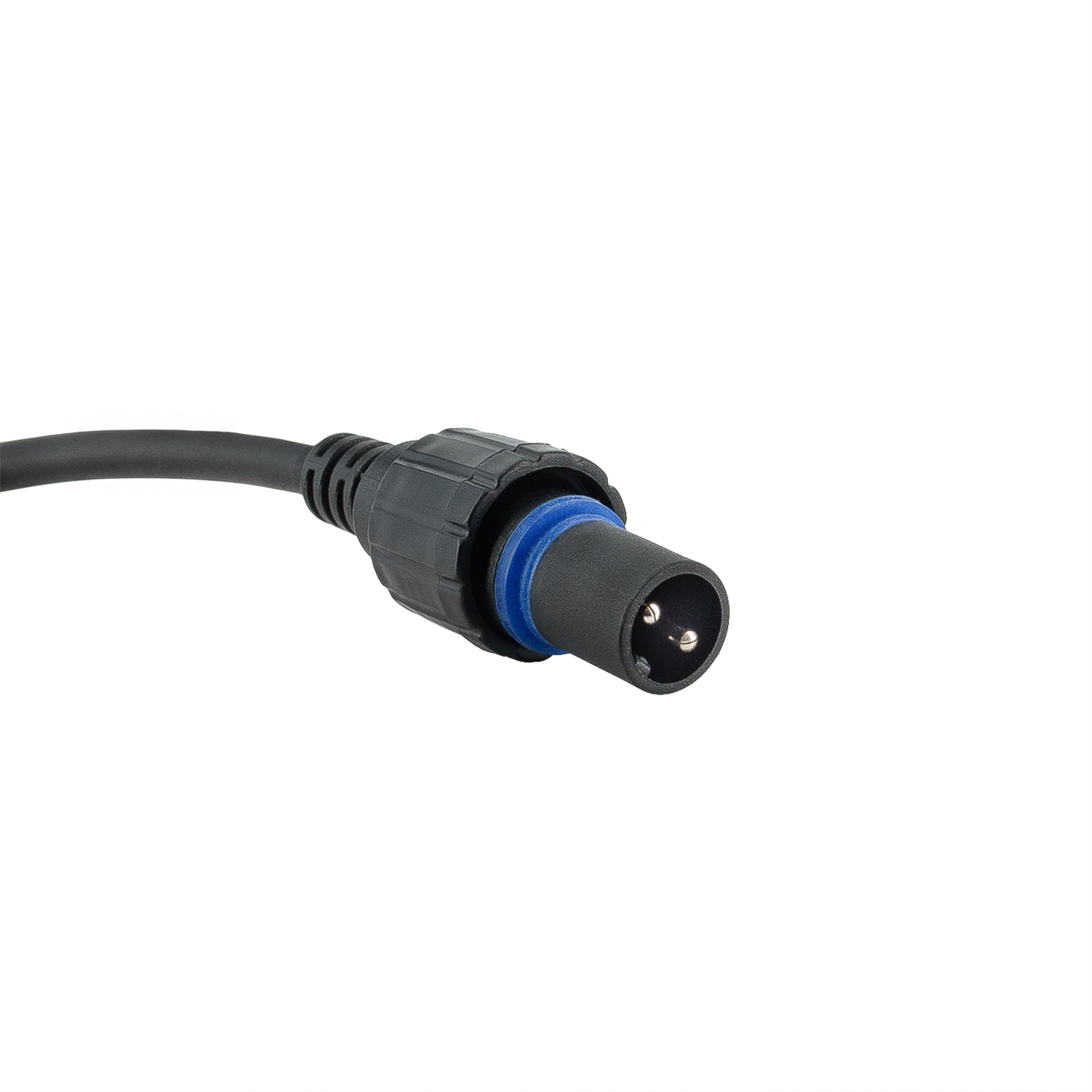 Multiconector PML, 2 salidas, 0,4 m, cable negro, IP67 3