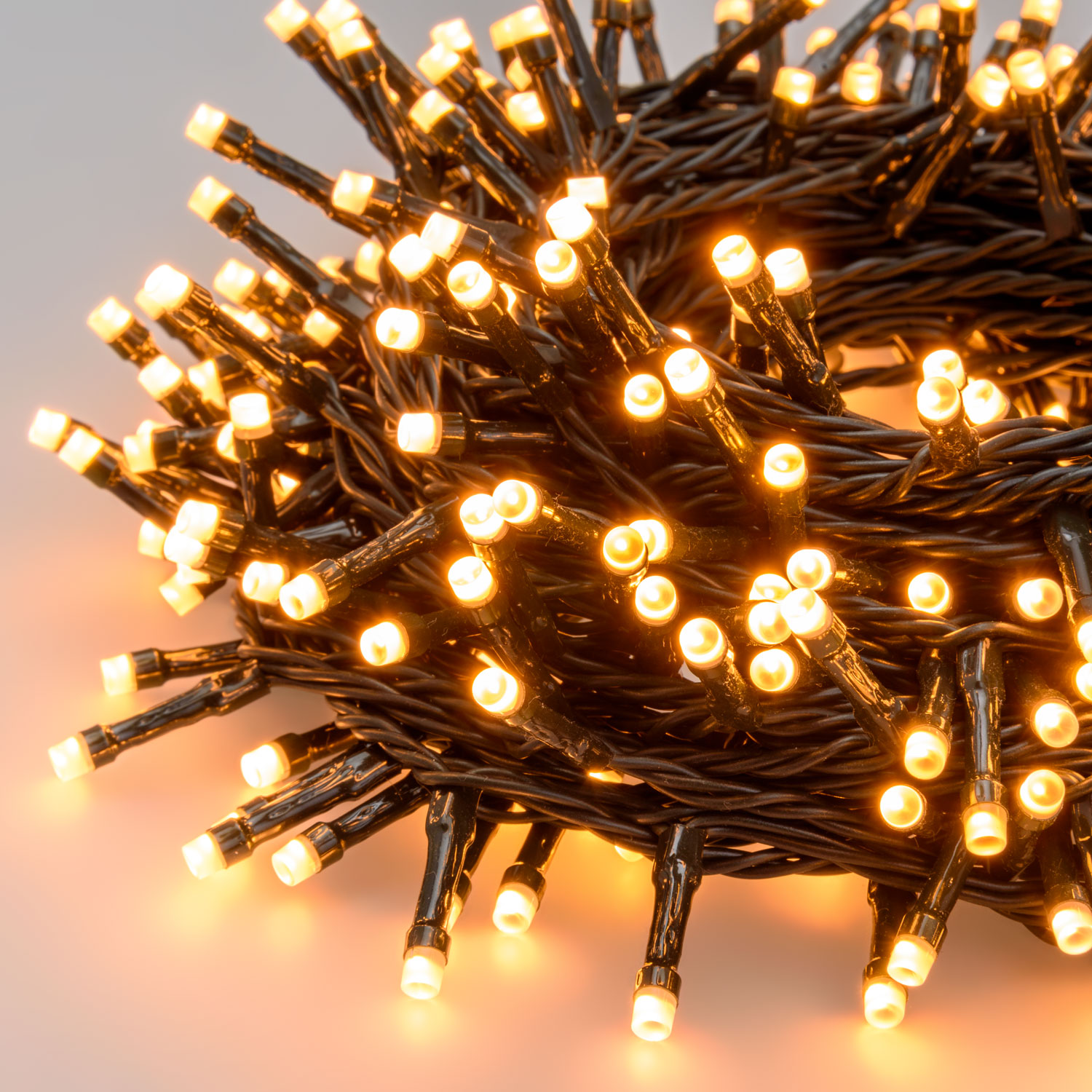 Lichterkette 30 m, 500 Dual-LEDs in Warmweiß und Extra Warmweiß, grünes Kabel 11 Lichterkette 30 m, 500 Dual-LEDs in Warmweiß und Extra Warmweiß, grünes Kabel 11