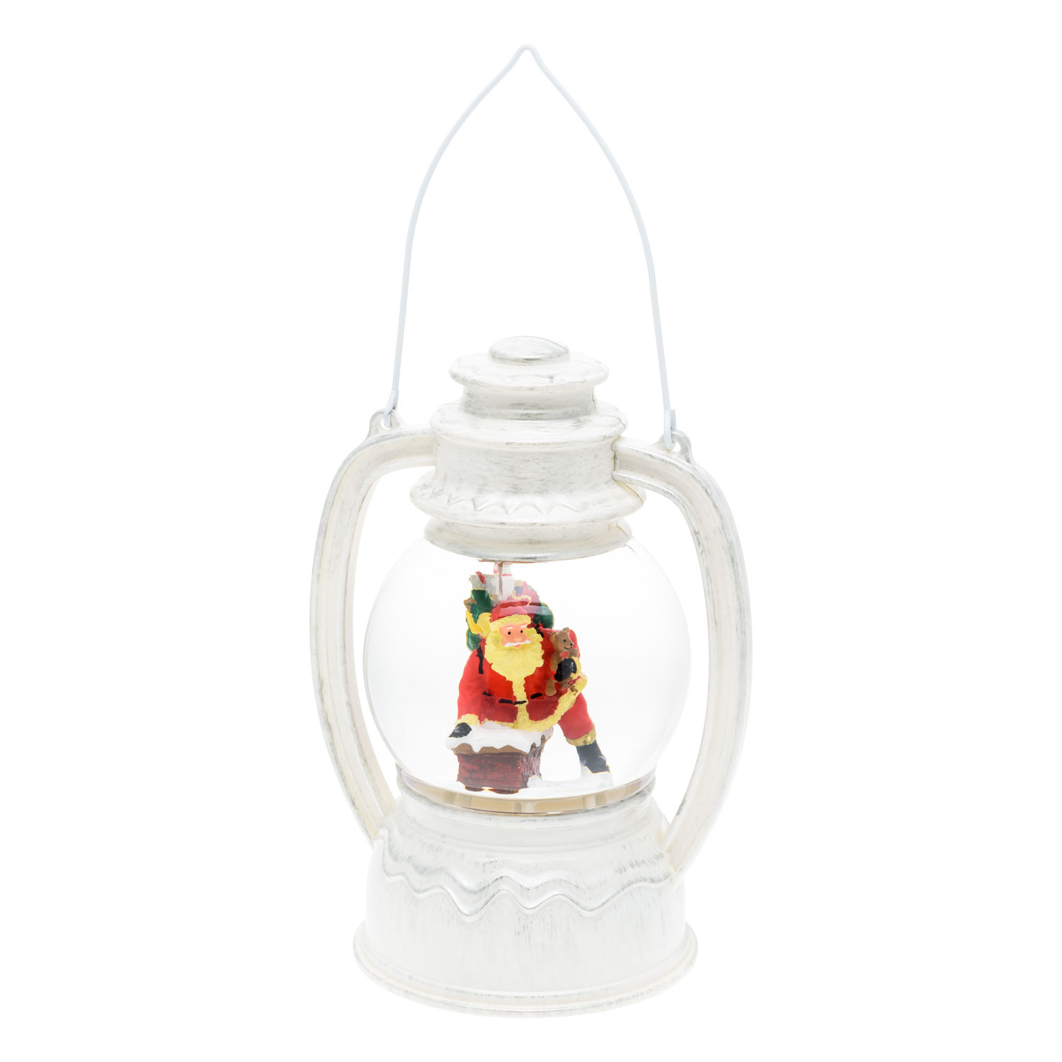 Sphärische weiße LED Weihnachtslaterne mit Wasser gefüllt, h 19 cm, warmweiß 9 Sphärische weiße LED Weihnachtslaterne mit Wasser gefüllt, h 19 cm, warmweiß 9